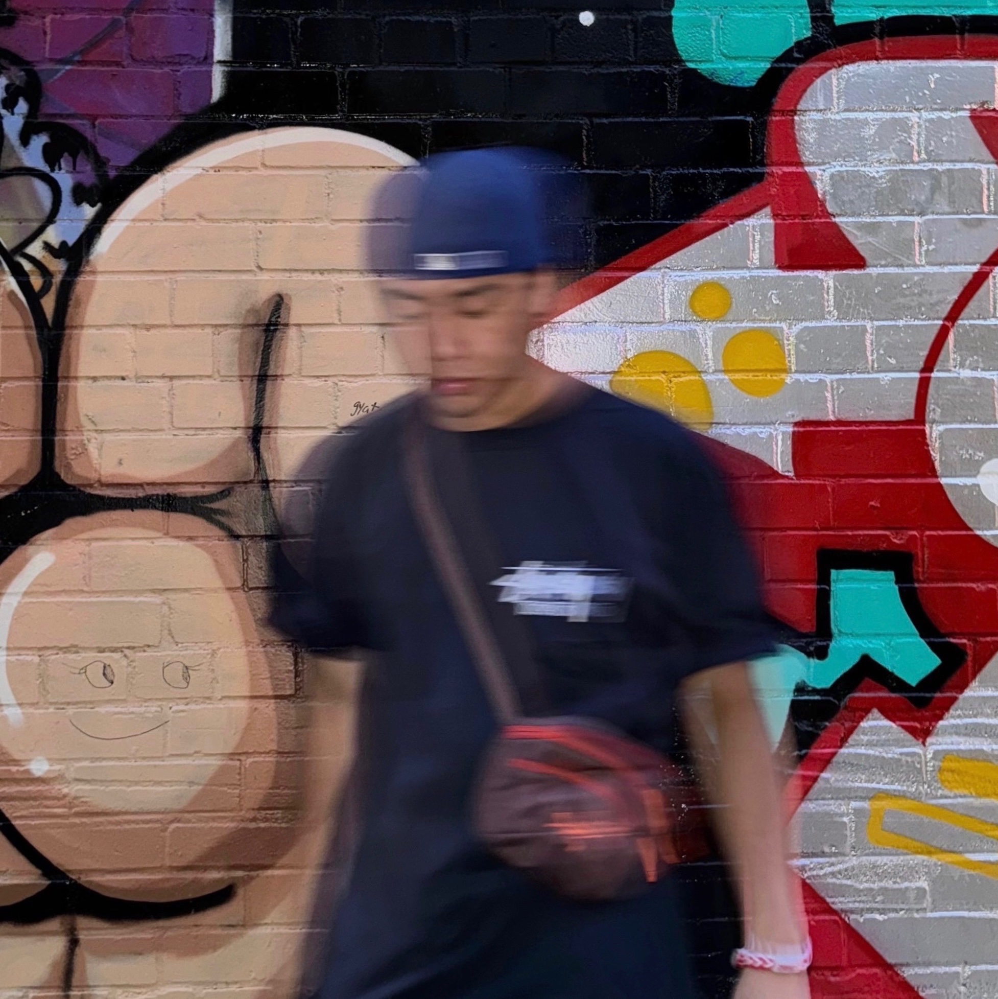 Stussy Basic Stussy T-Shirt Navy 2024, 2025 착용 스타일 - 3