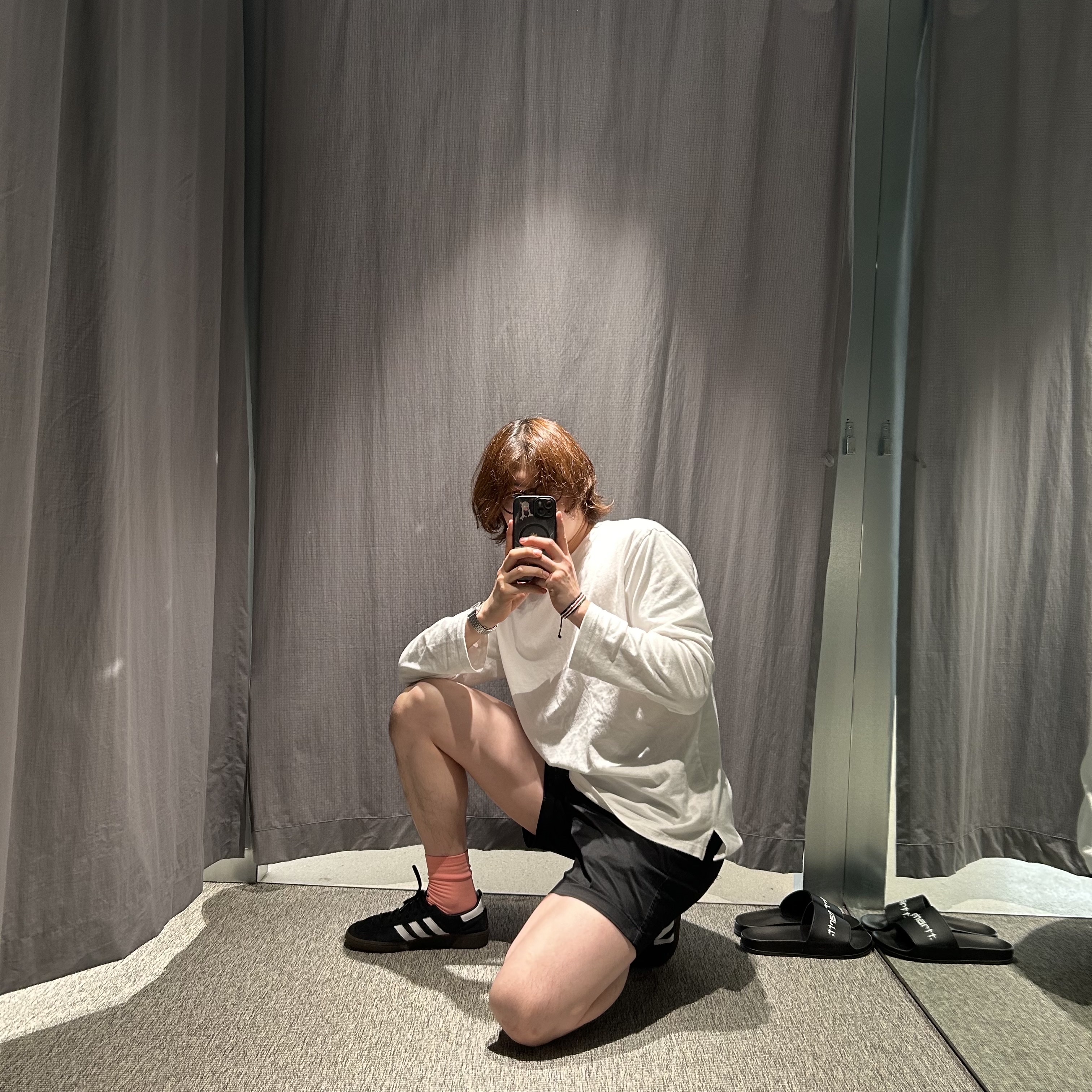 Adidas Spezial Handball Core Black 착용 스타일