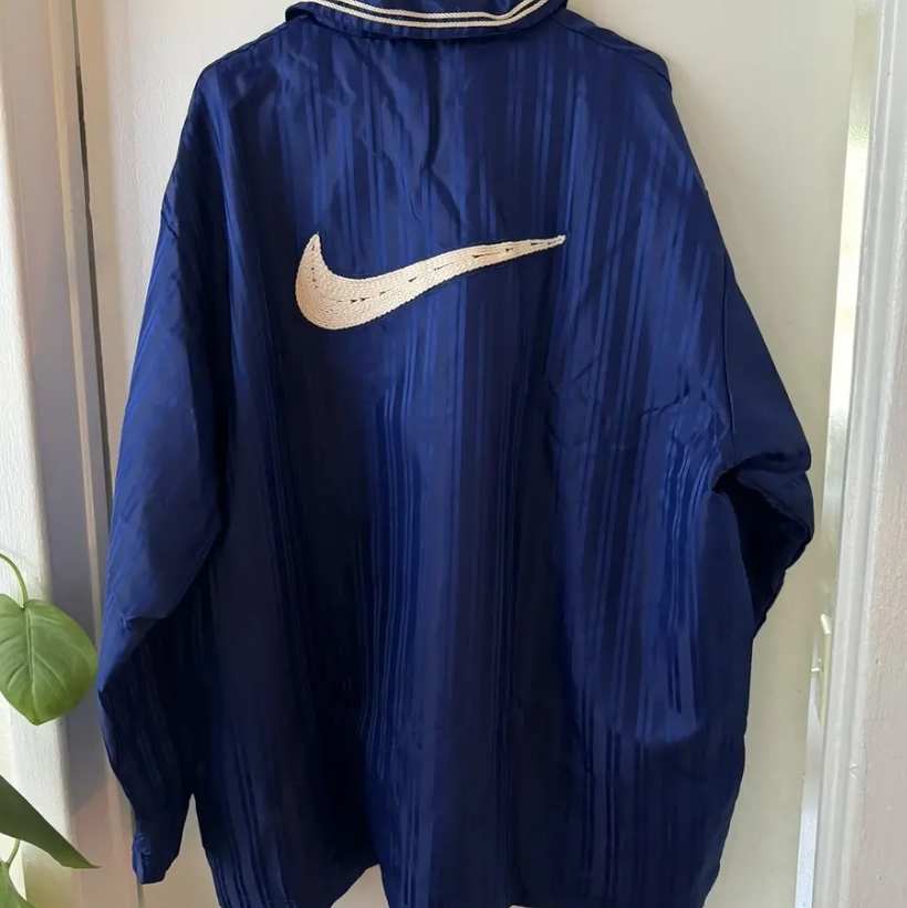 Nike x Bode Scrimmage Jacket Shadow Blue - US/EU 착용 스타일