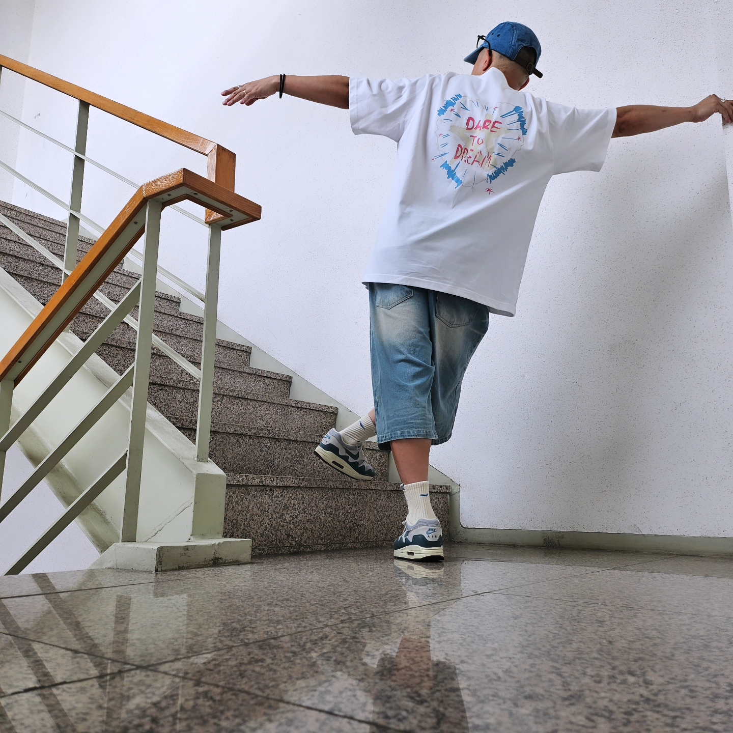 Supreme Washed Chino Twill Camp Cap Denim - 23FW, Nike x Patta Air Max 1 Noise Aqua 착용 스타일 - 1