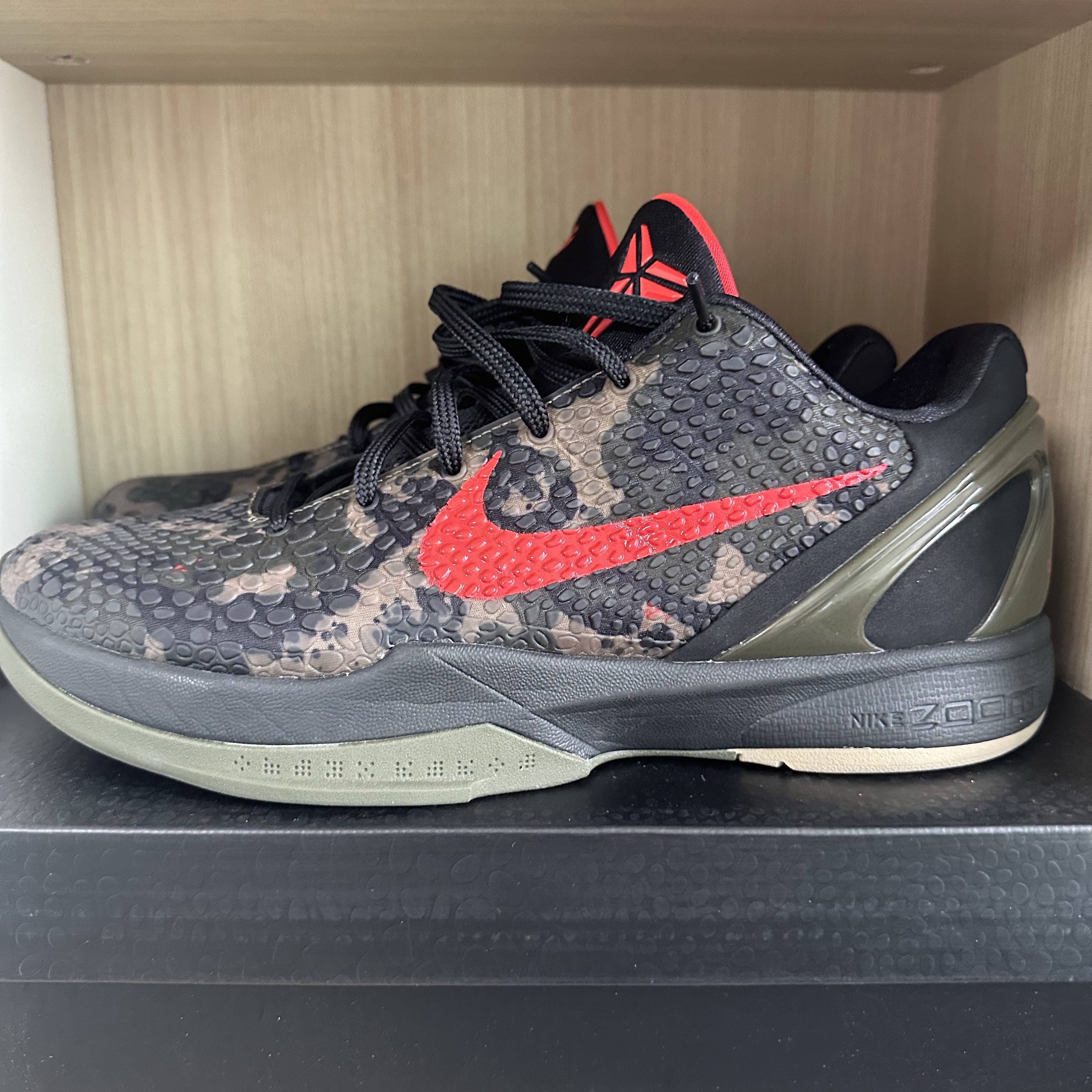 Nike Kobe 6 Protro Italian Camo 착용 스타일