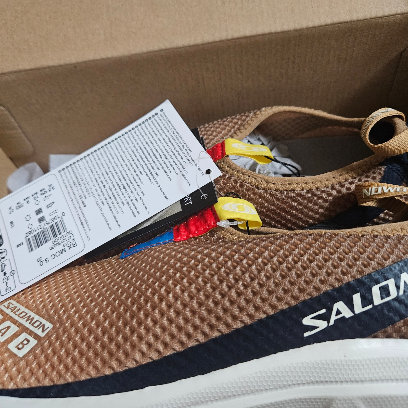 Salomon RX Moc 3.0 Rubber Taffy, Salomon RX Moc 3.0 Feather Gray Plum Kitten 착용 스타일 - 2