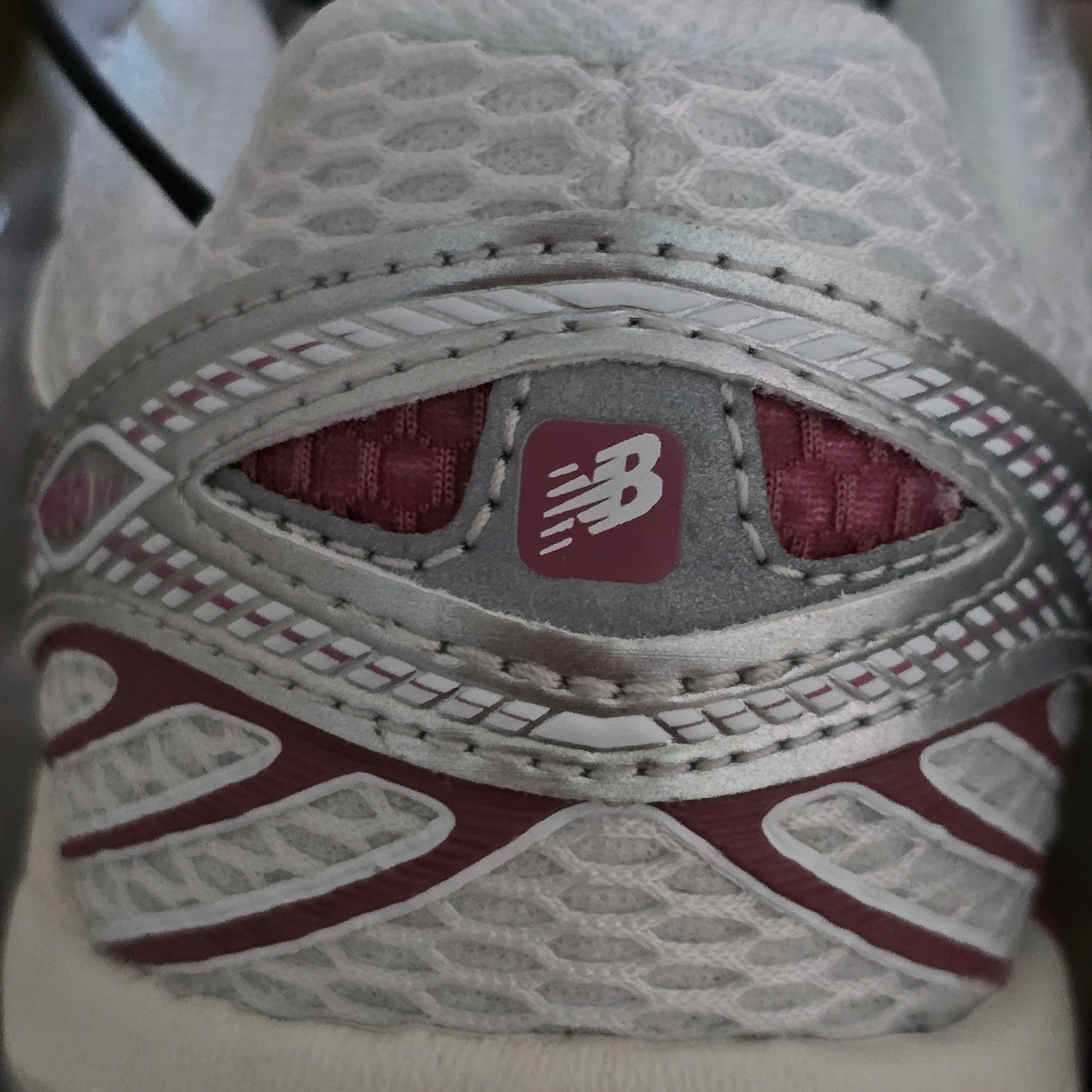 New Balance 860v2 Rosewood Metallic Silver 착용 스타일 - 3