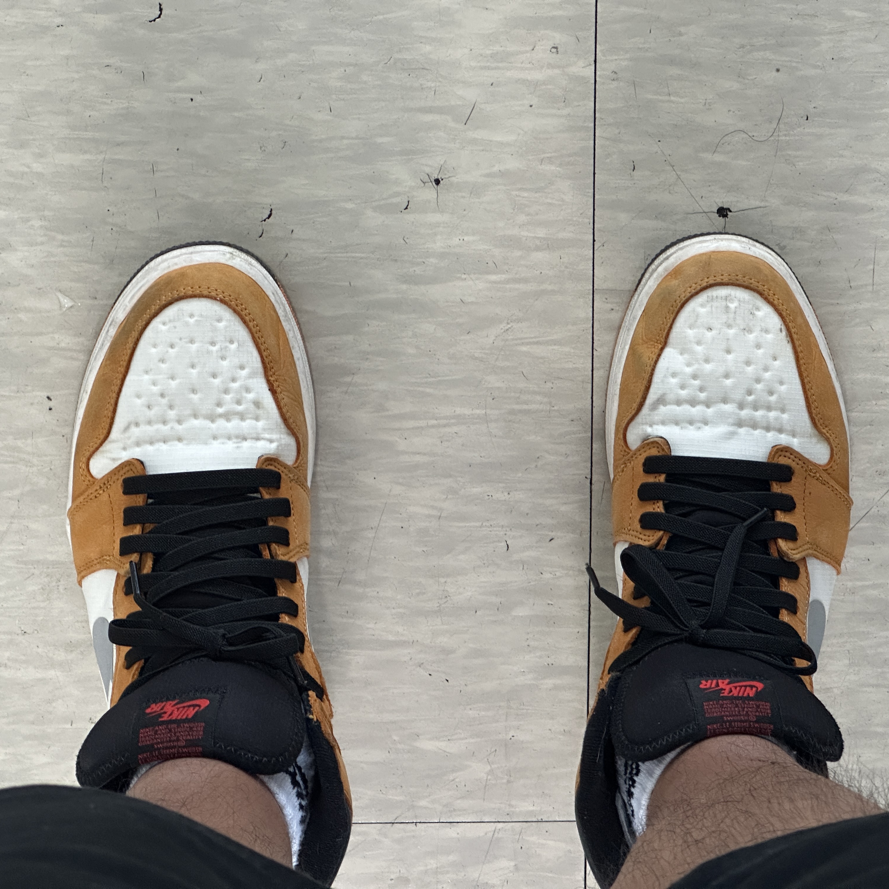 Jordan 1 Element Gore-Tex Light Curry 착용 스타일