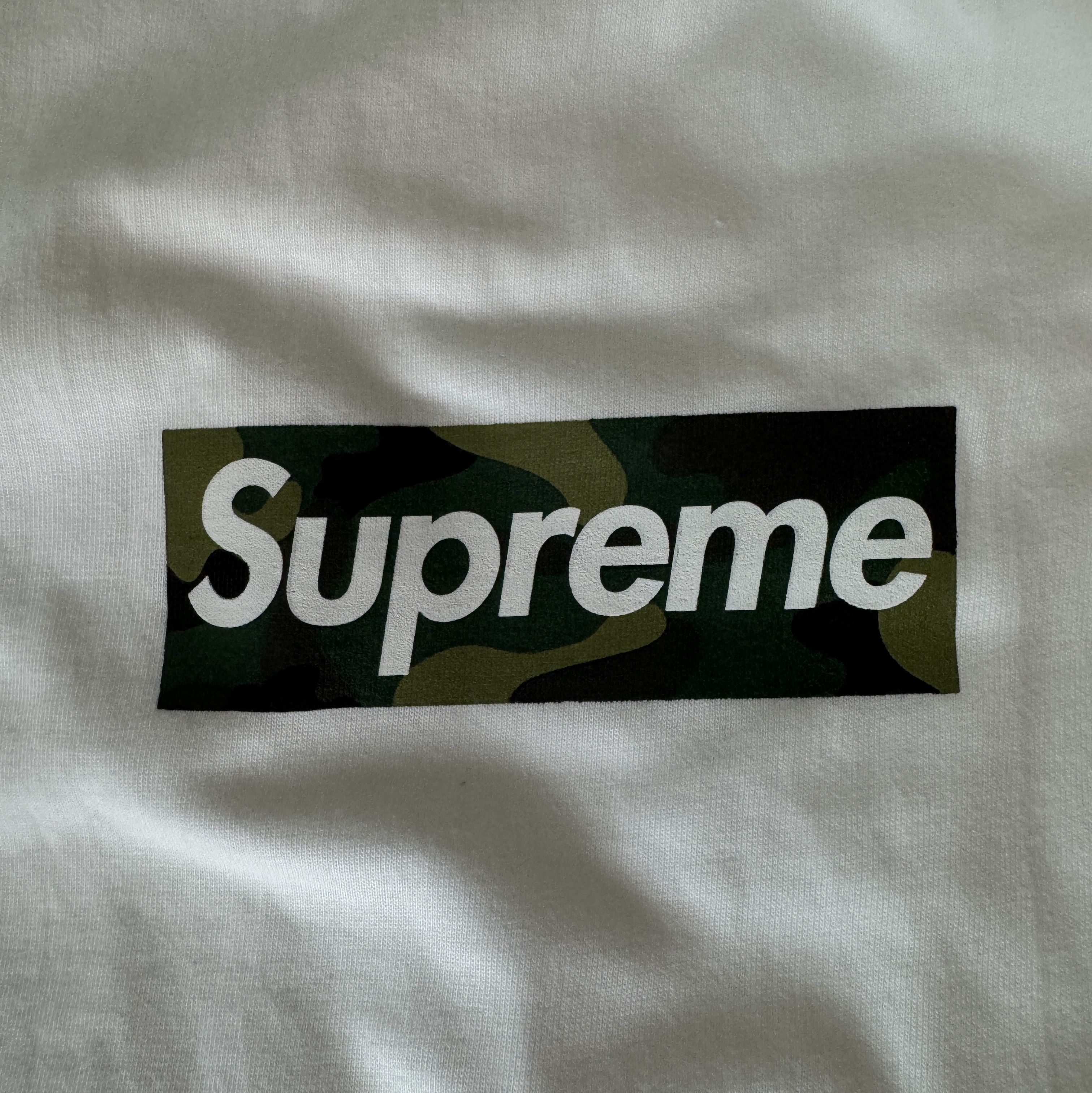 Supreme Box Logo T-Shirt White - 23FW 착용 스타일