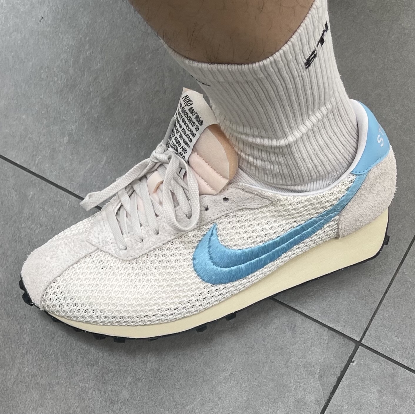 Nike x Stussy LD-1000 SP Phantom Aquarius Blue 착용 스타일