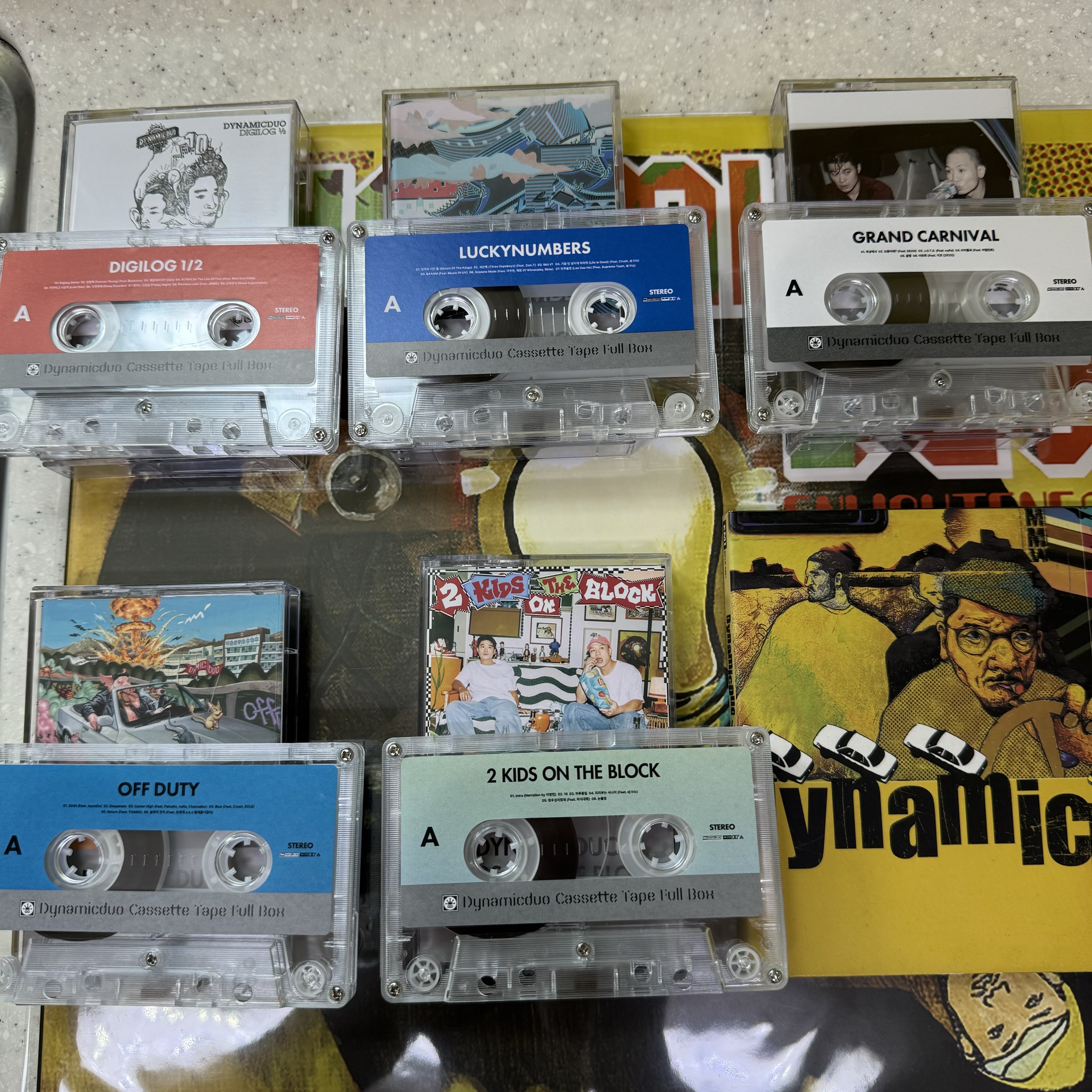 Dynamicduo Cassette Tape Full Box 착용 스타일 - 1