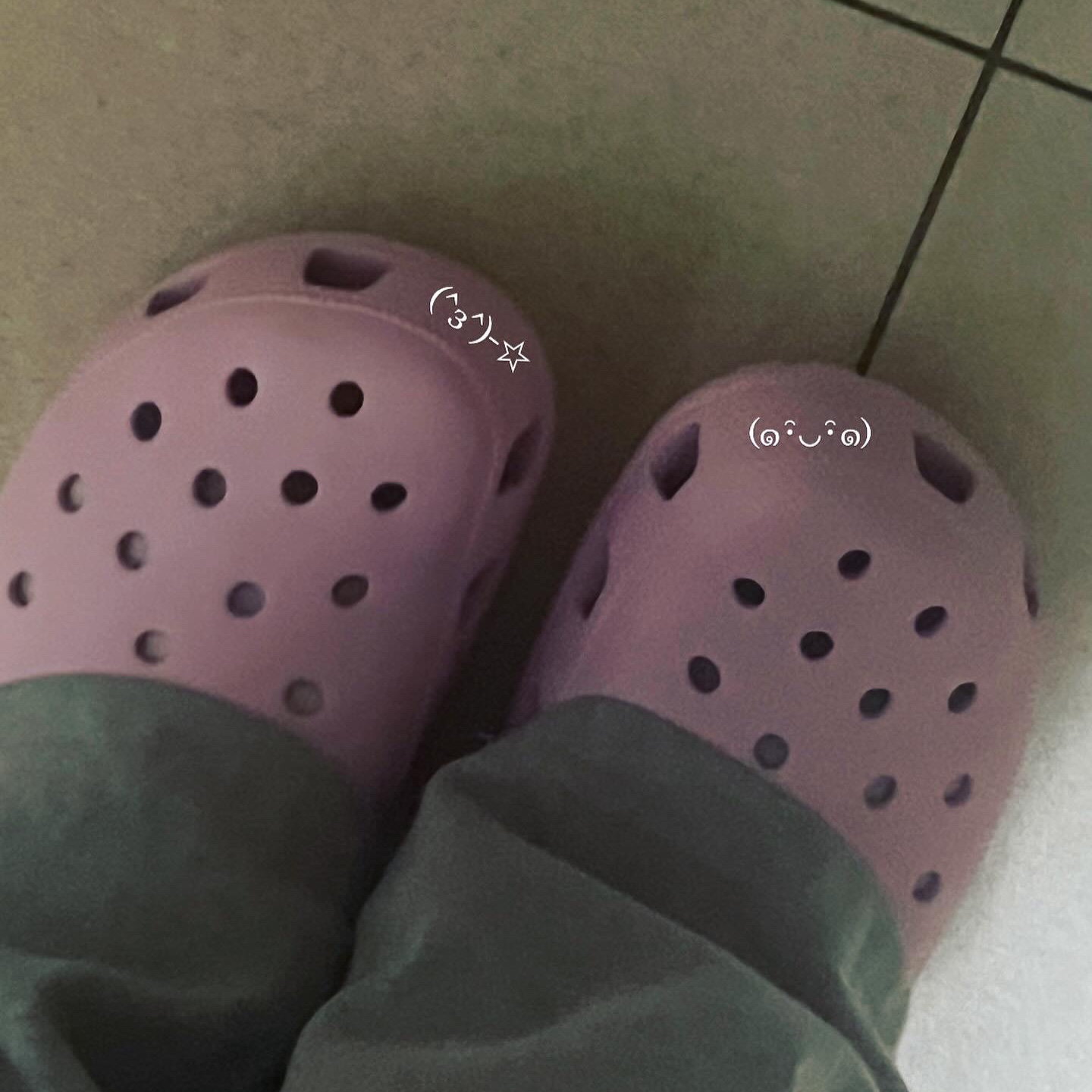 Crocs Classic Clog Ballerina Pink 착용 스타일