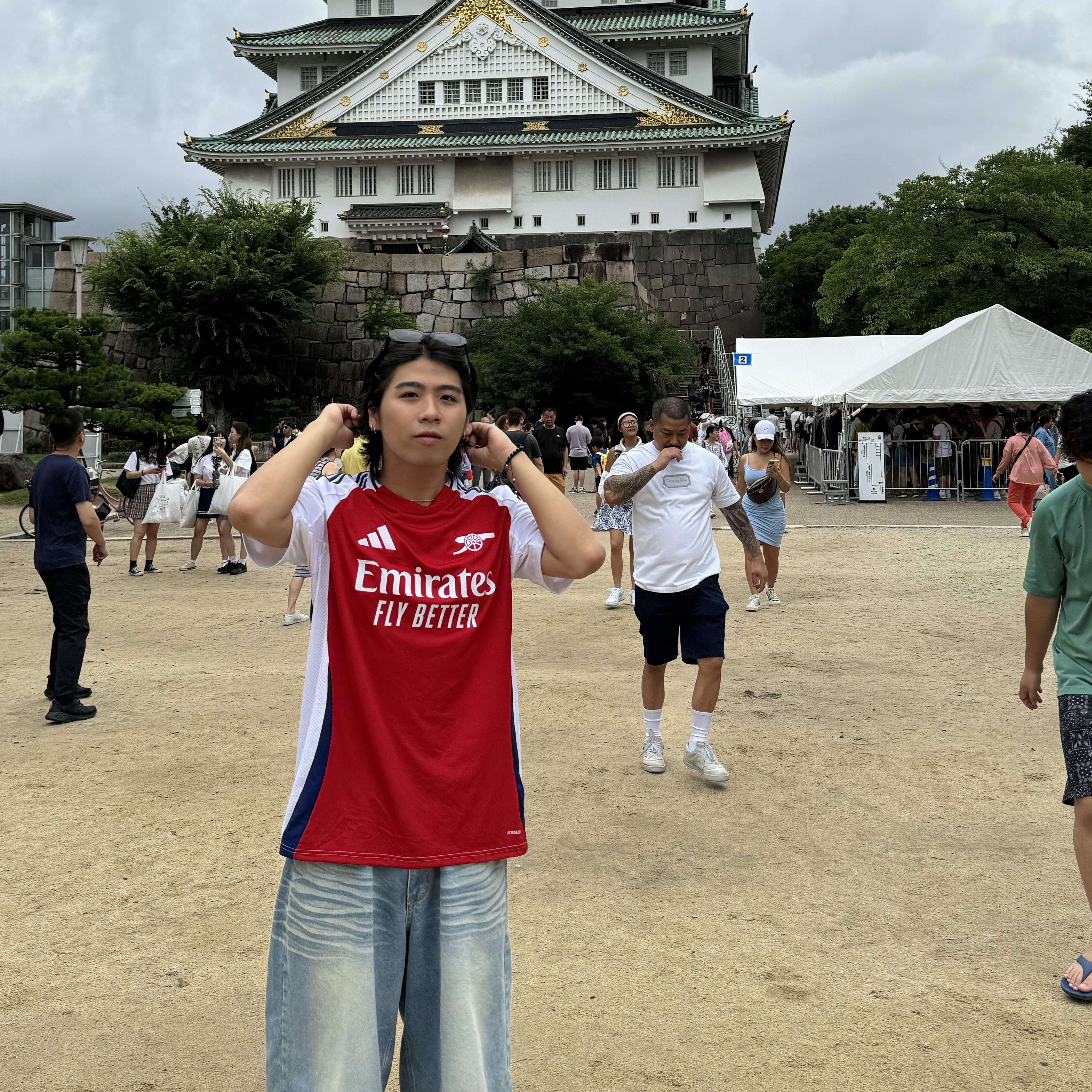 Adidas Arsenal 2024/25 Home Jersey Better Scarlet White - KR Sizing (Non Marking Ver.), Prada Symbole Sunglasses Slate Gray Lenses Alternative fit 착용 스타일 - 1