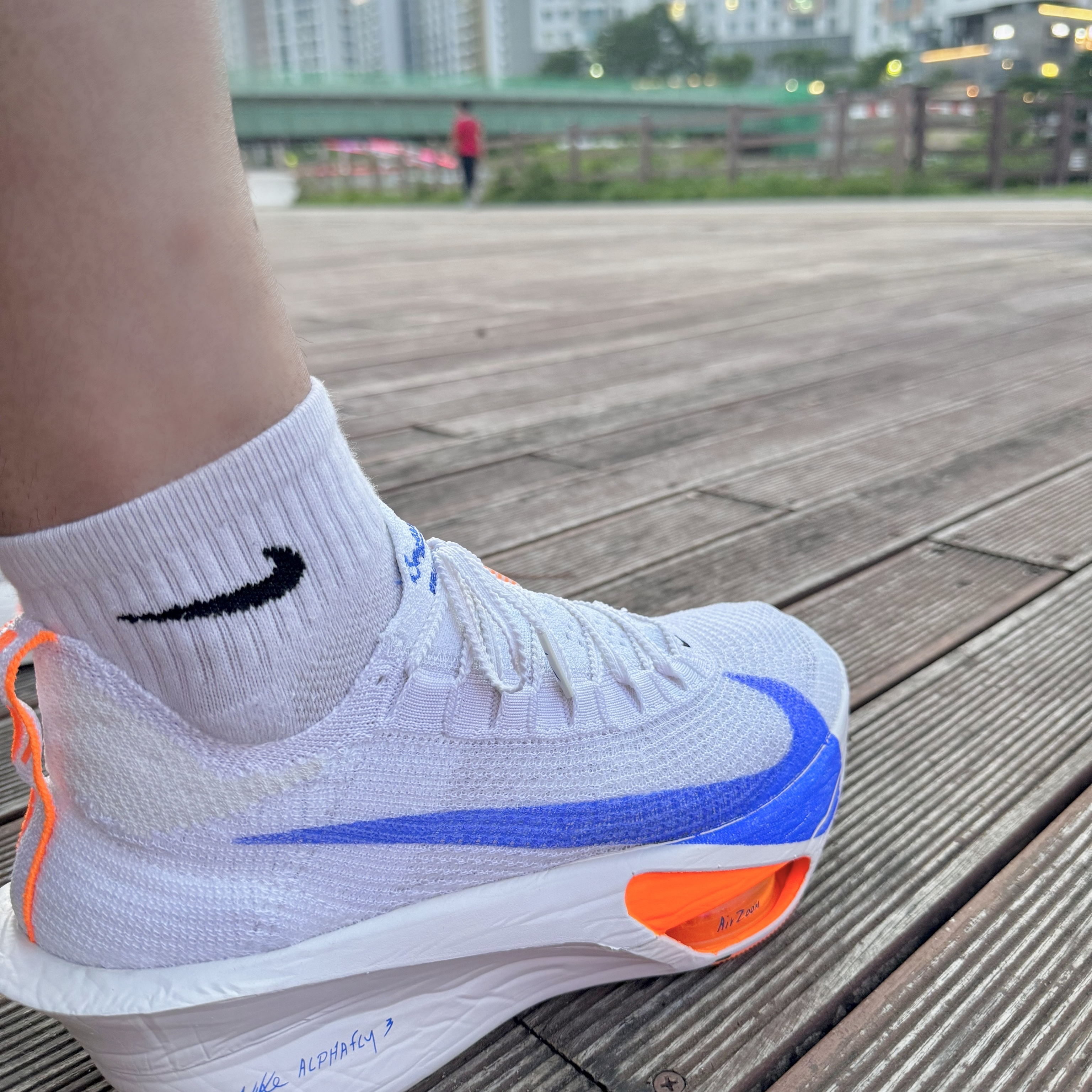 Nike Air Zoom Alphafly Next% 3 Blueprint 착용 스타일