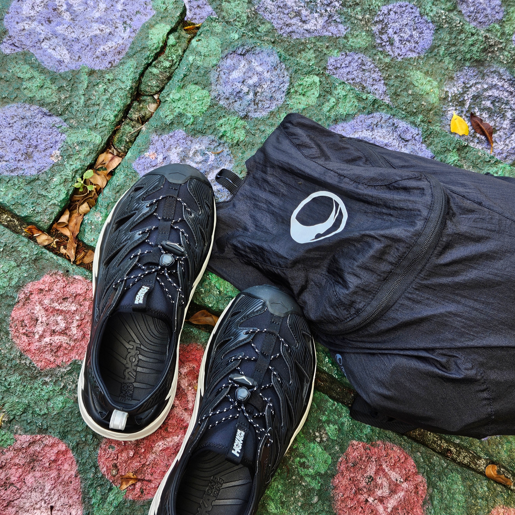 Hoka Hopara Black Alabaster 착용 스타일