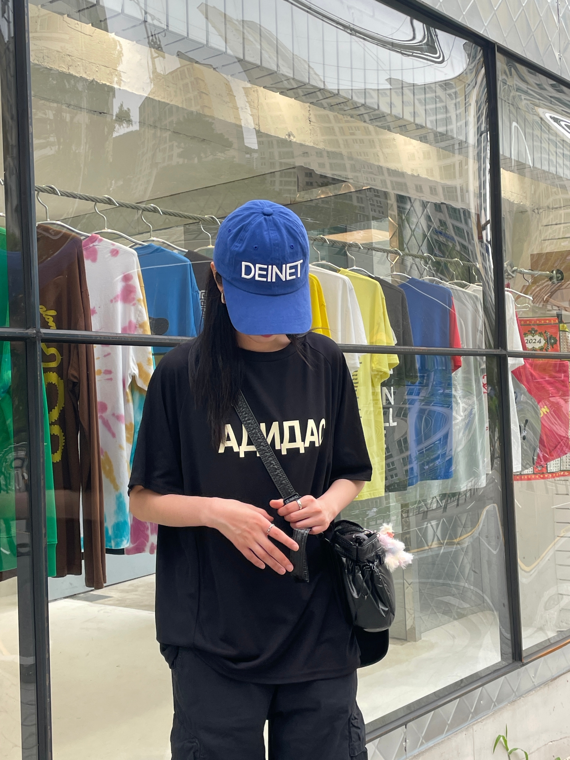 Yeezy x Gosha Rubchinskiy YZY Jersey Black 착용 스타일 - 1