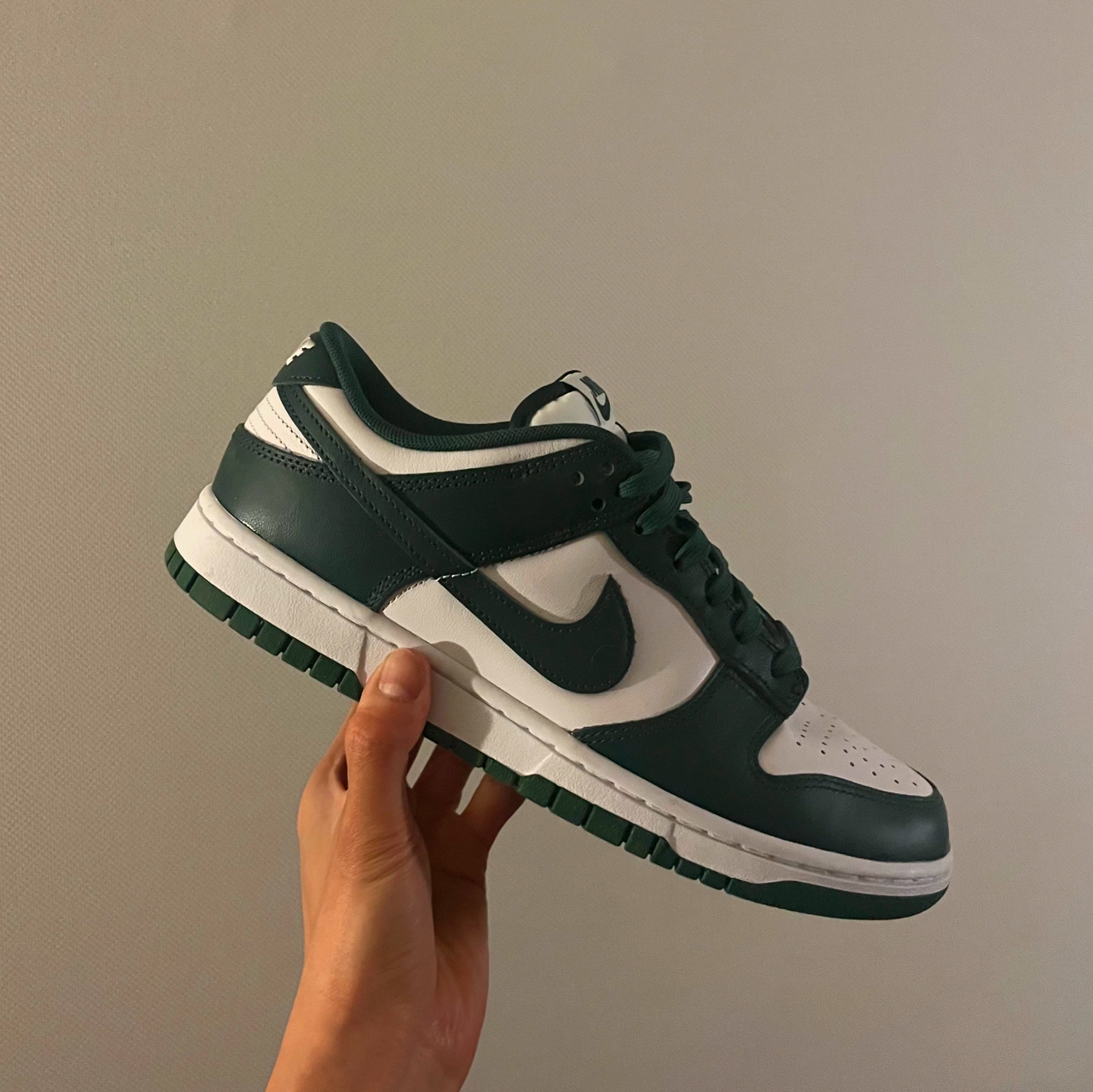 Nike Dunk Low Retro Varsity Green 착용 스타일