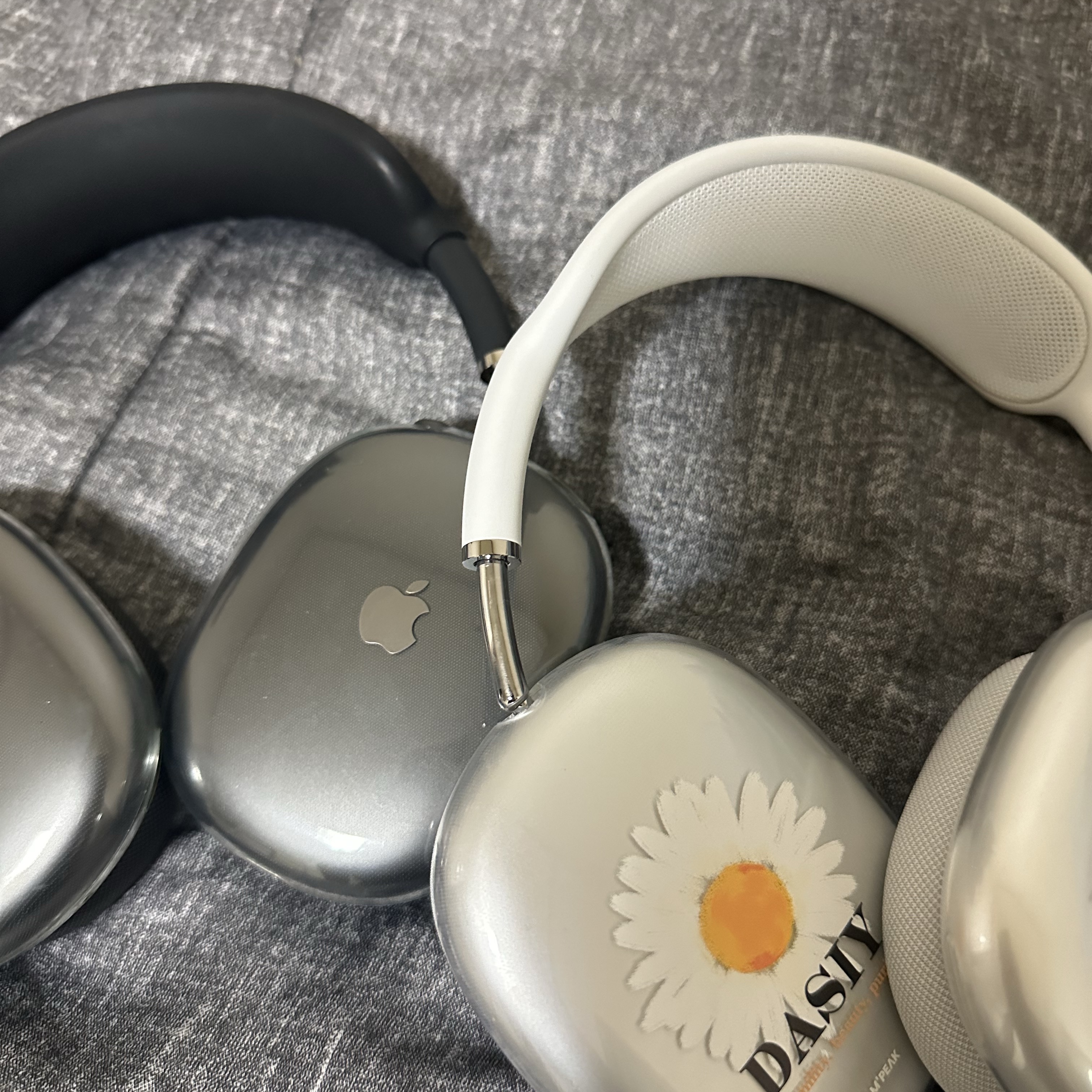 Apple AirPods Max Lightning Silver (Korean Ver.), Apple AirPods Max Lightning Space Gray (Korean Ver.) 착용 스타일