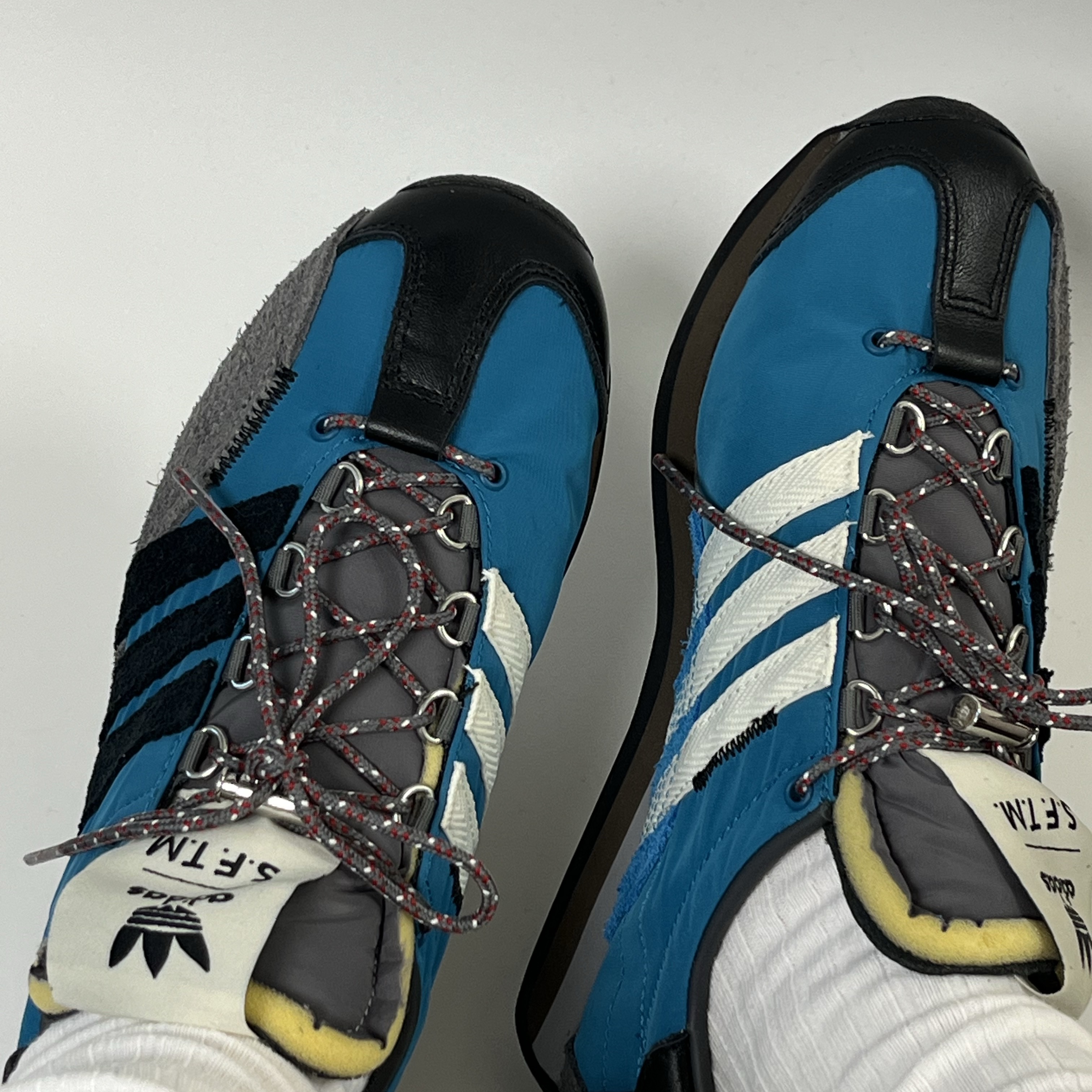 Adidas x Song for the Mute Country OG Active Teal Core Black 착용 스타일 - 1