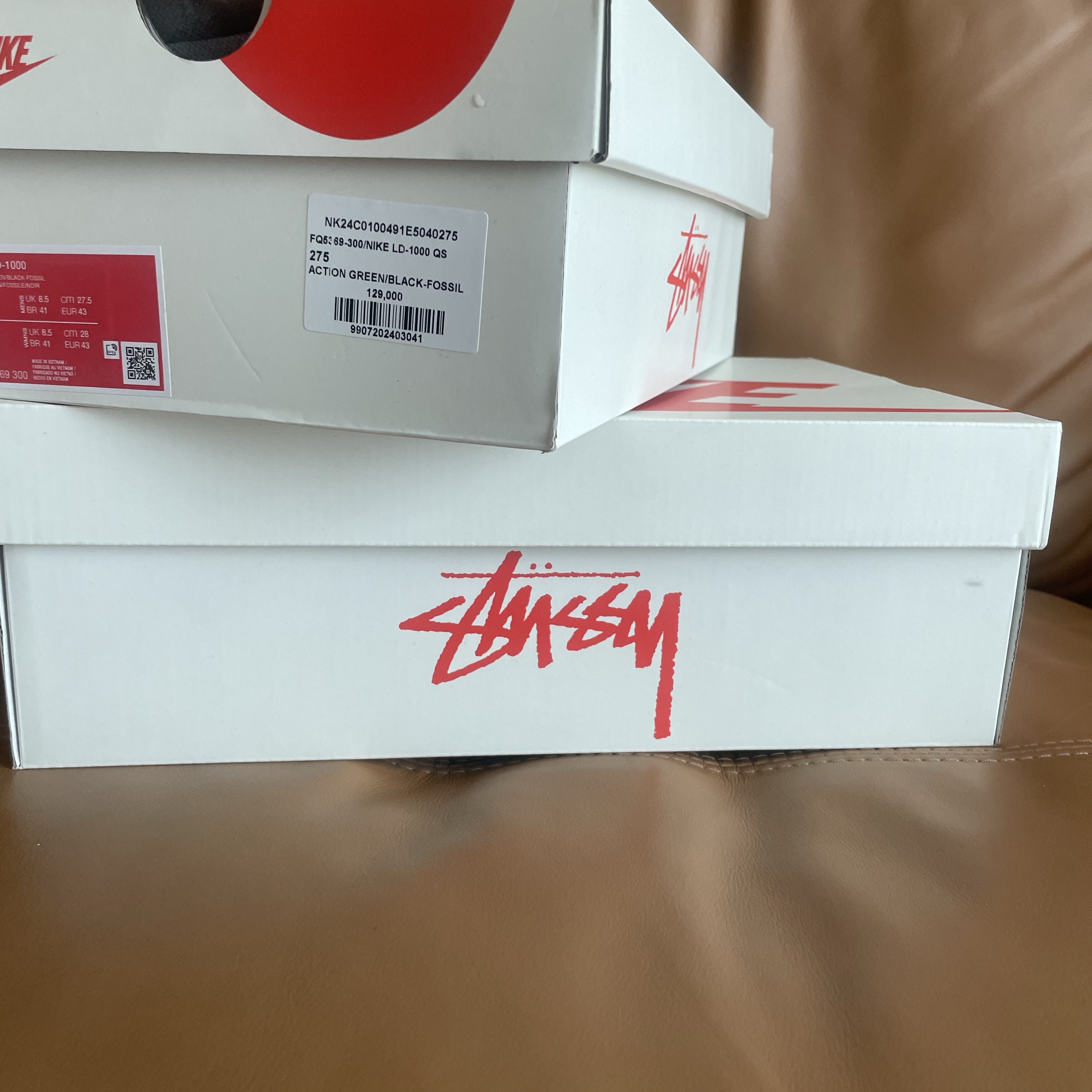 Nike x Stussy LD-1000 SP Action Green and Black 착용 스타일 - 1