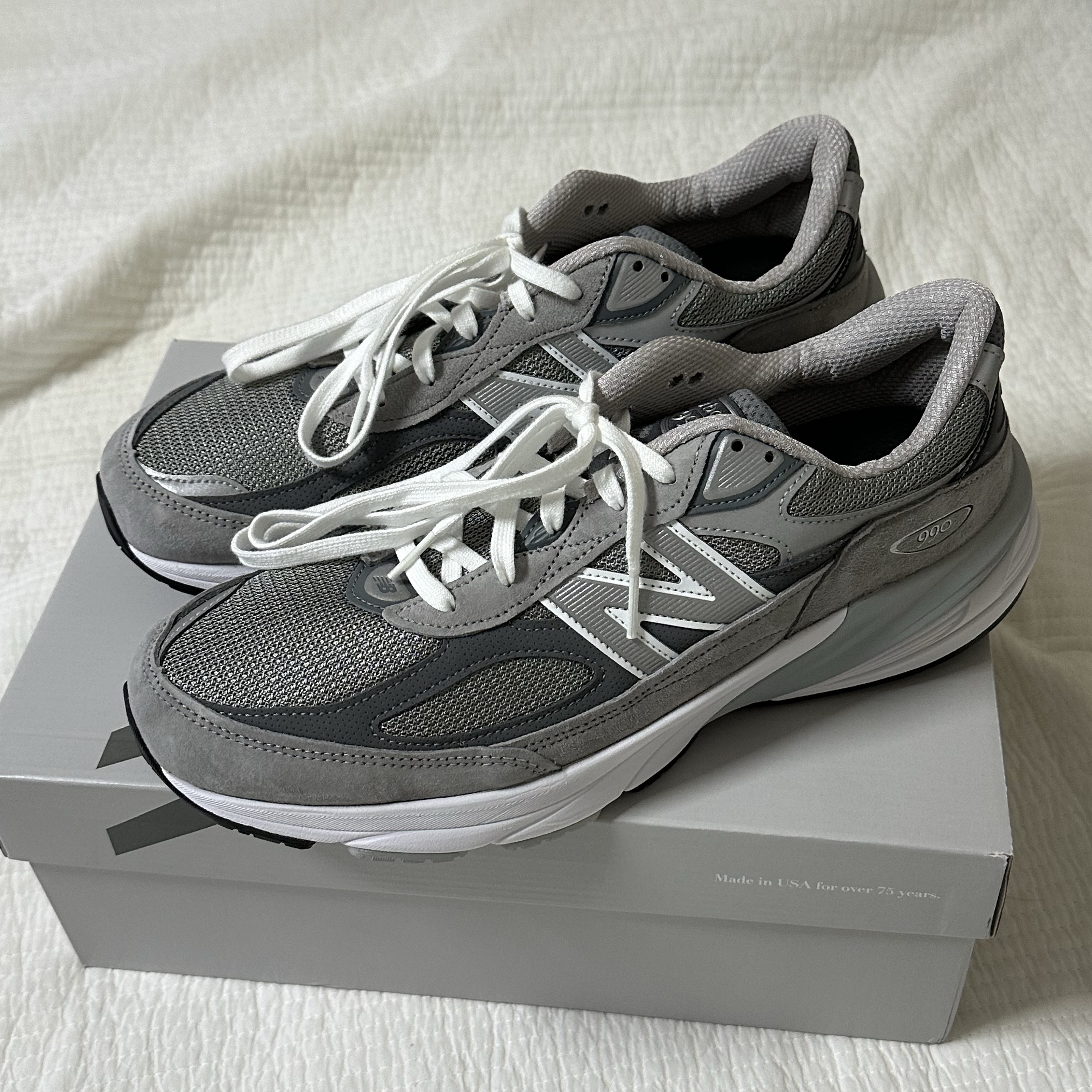 New Balance 990v6 Made in USA Grey - D Standard 착용 스타일