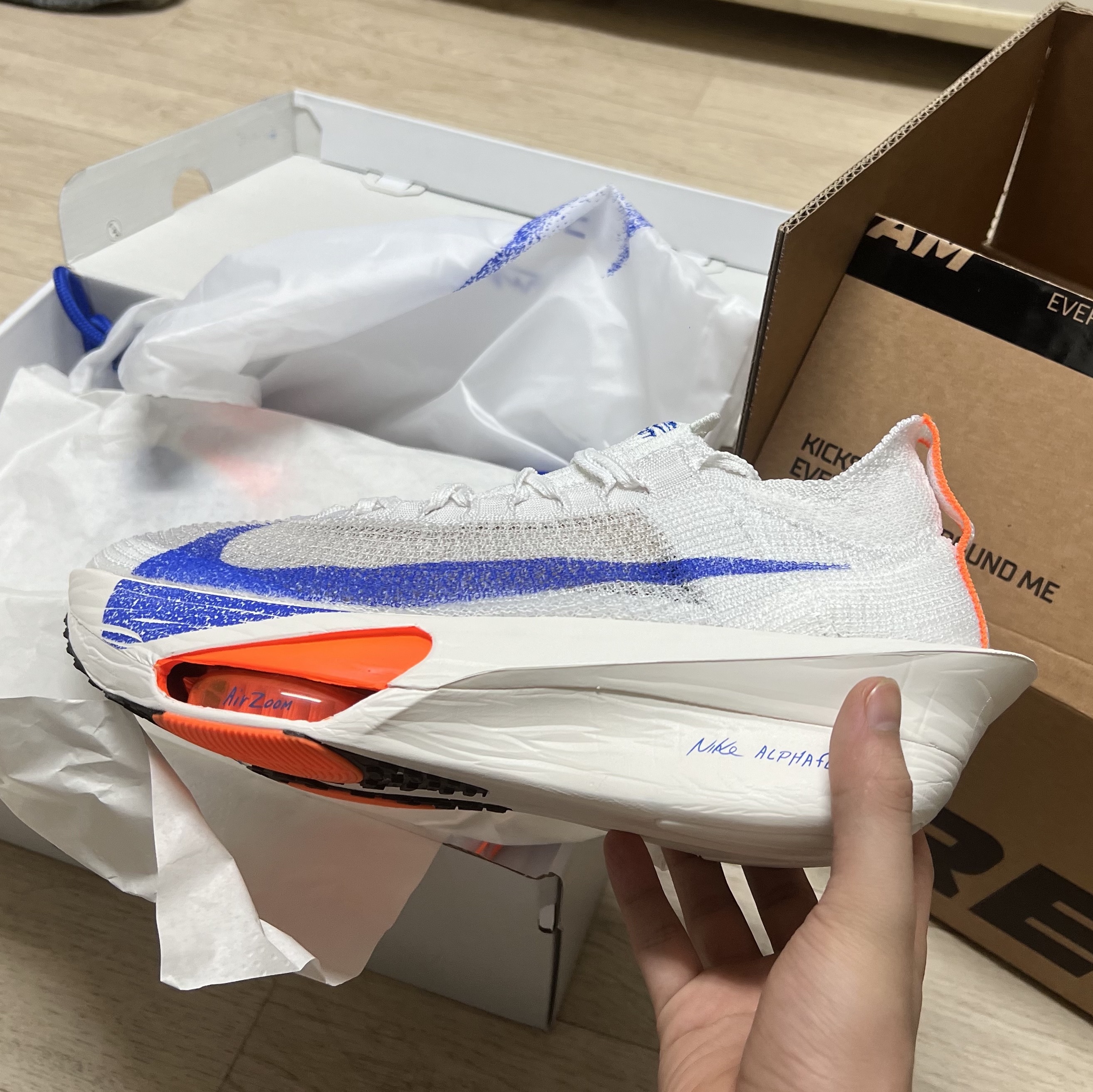 Nike Air Zoom Alphafly Next% 3 Blueprint 착용 스타일 - 1