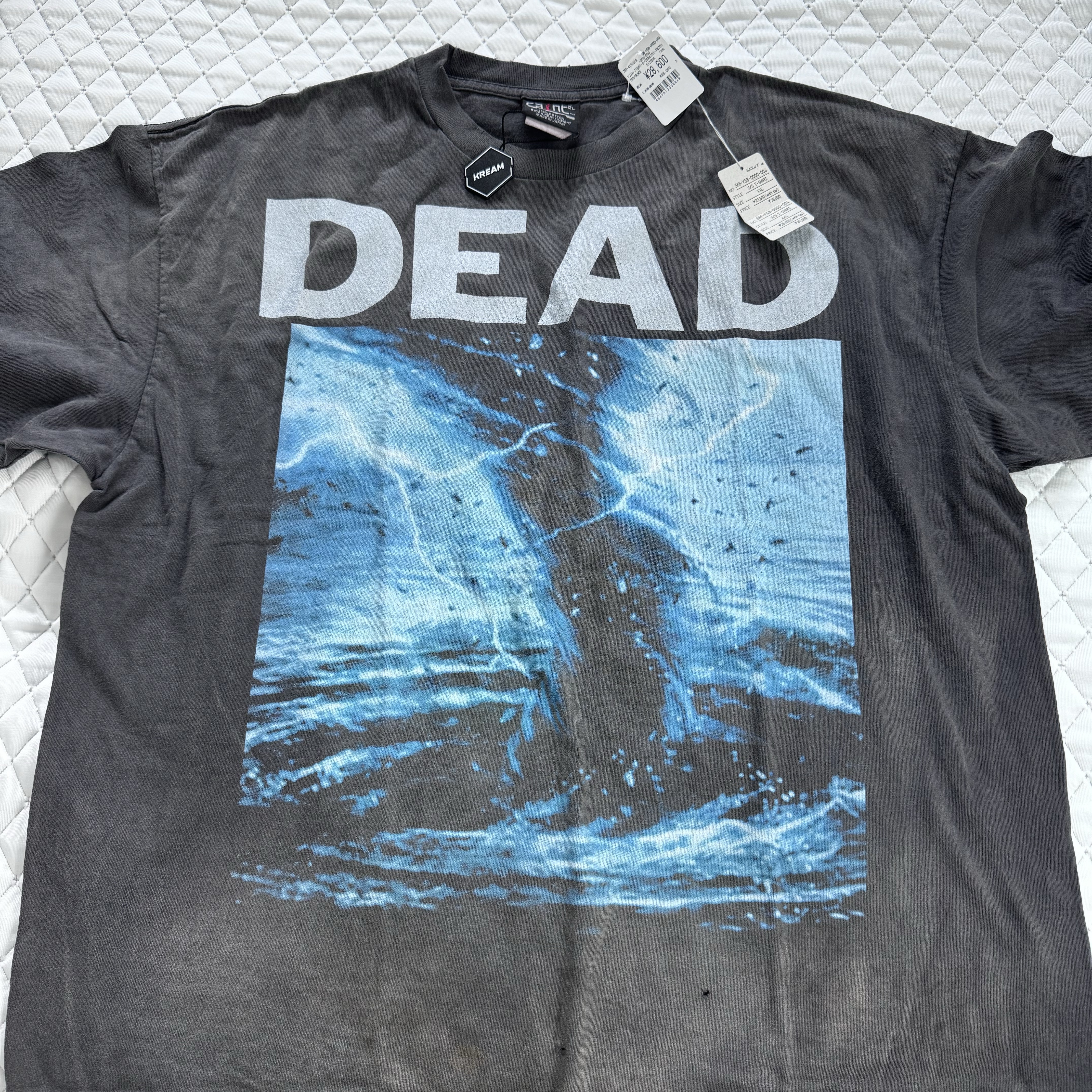 Saint Mxxxxxx Dead S/S T-Shirt Black - 24SS 착용 스타일