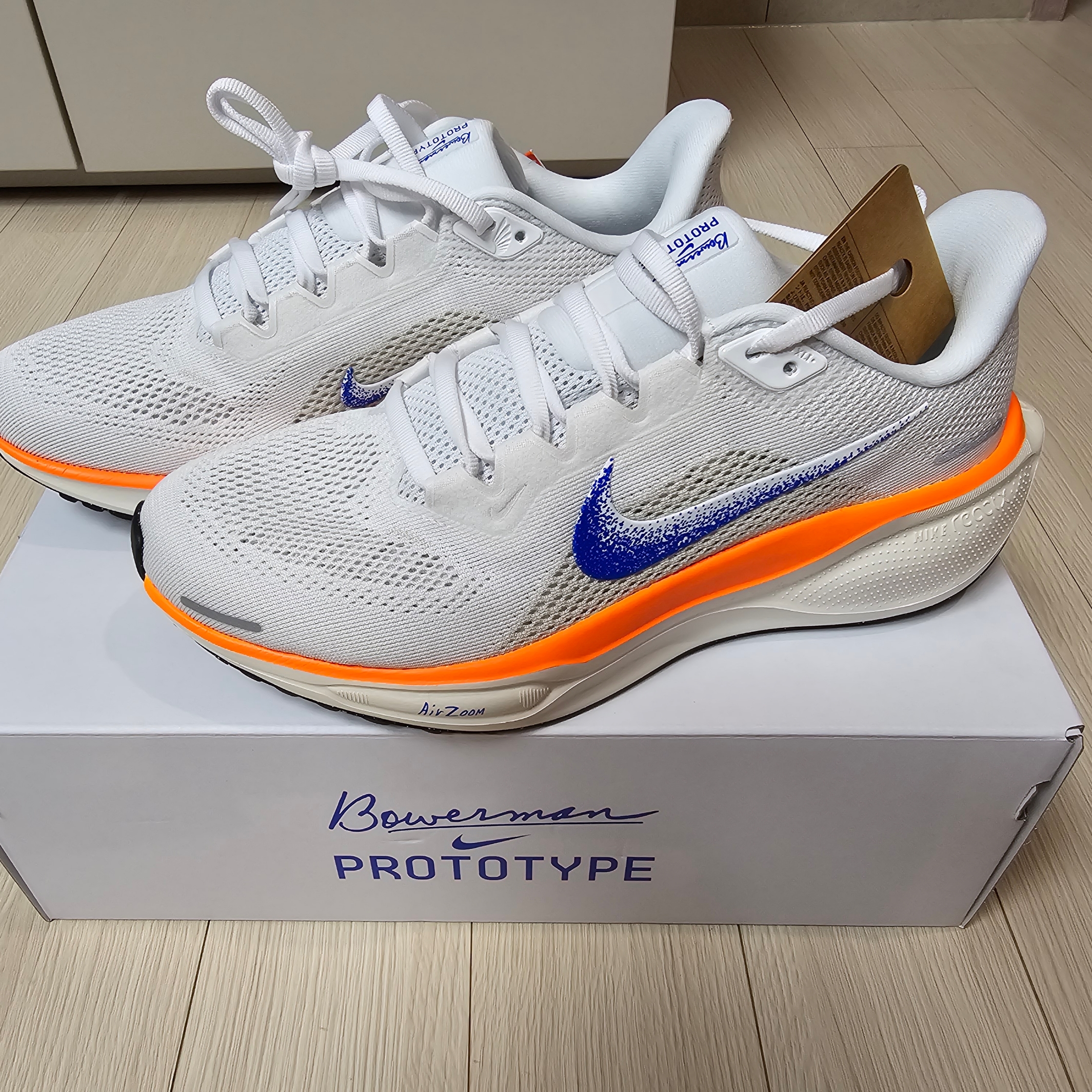 (W) Nike Air Zoom Pegasus 41 Blueprint 착용 스타일 - 2