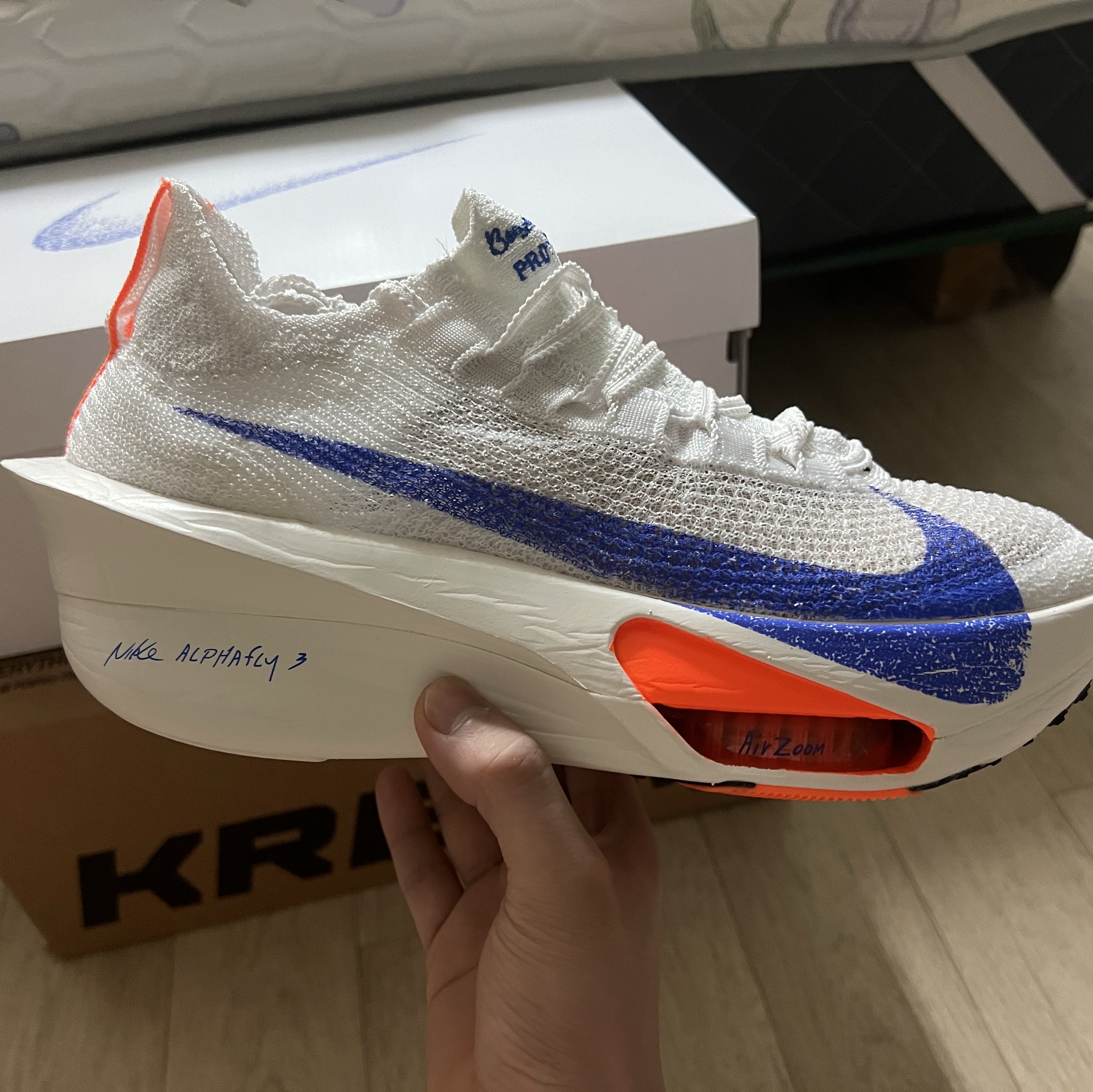 Nike Air Zoom Alphafly Next% 3 Blueprint 착용 스타일 - 2