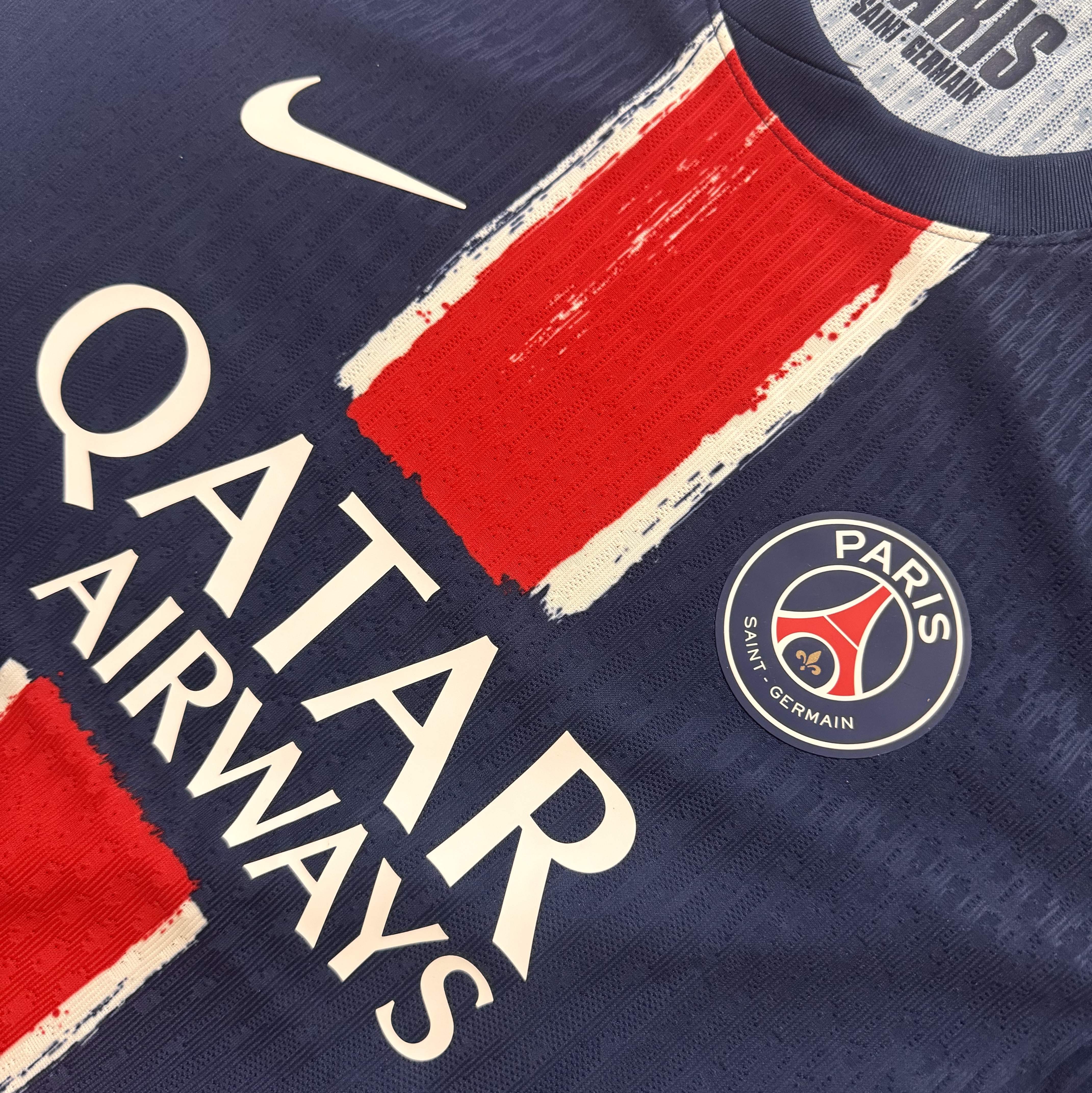 Nike Paris Saint-Germain 2024/25 Dri-Fit ADV Match Home Jersey Midnight Navy (Non Marking Ver.) 착용 스타일 - 2