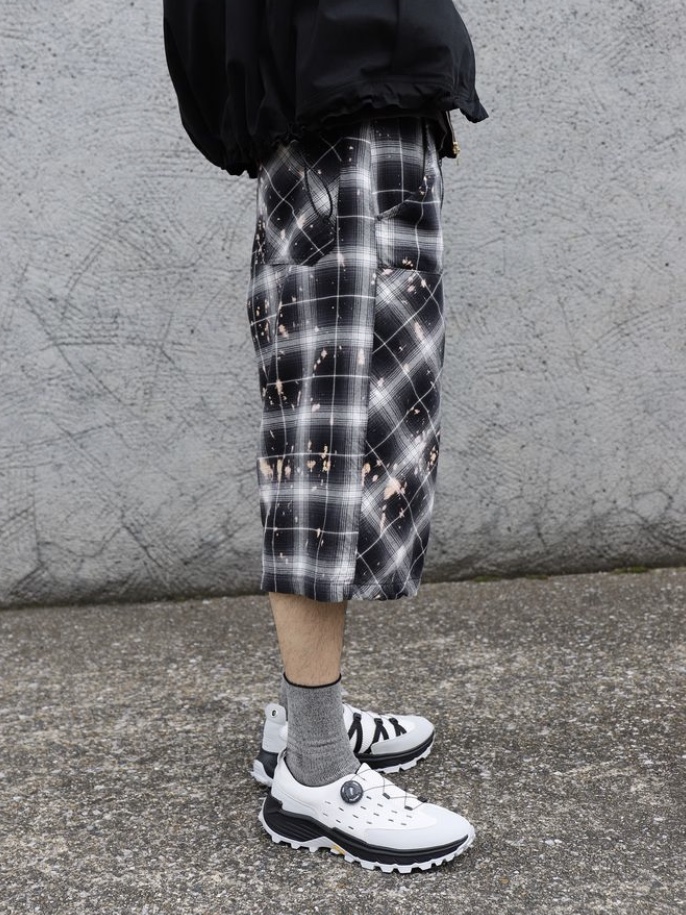Rafu Short Pants Black, Rafu Short Pants Purple 착용 스타일 - 5