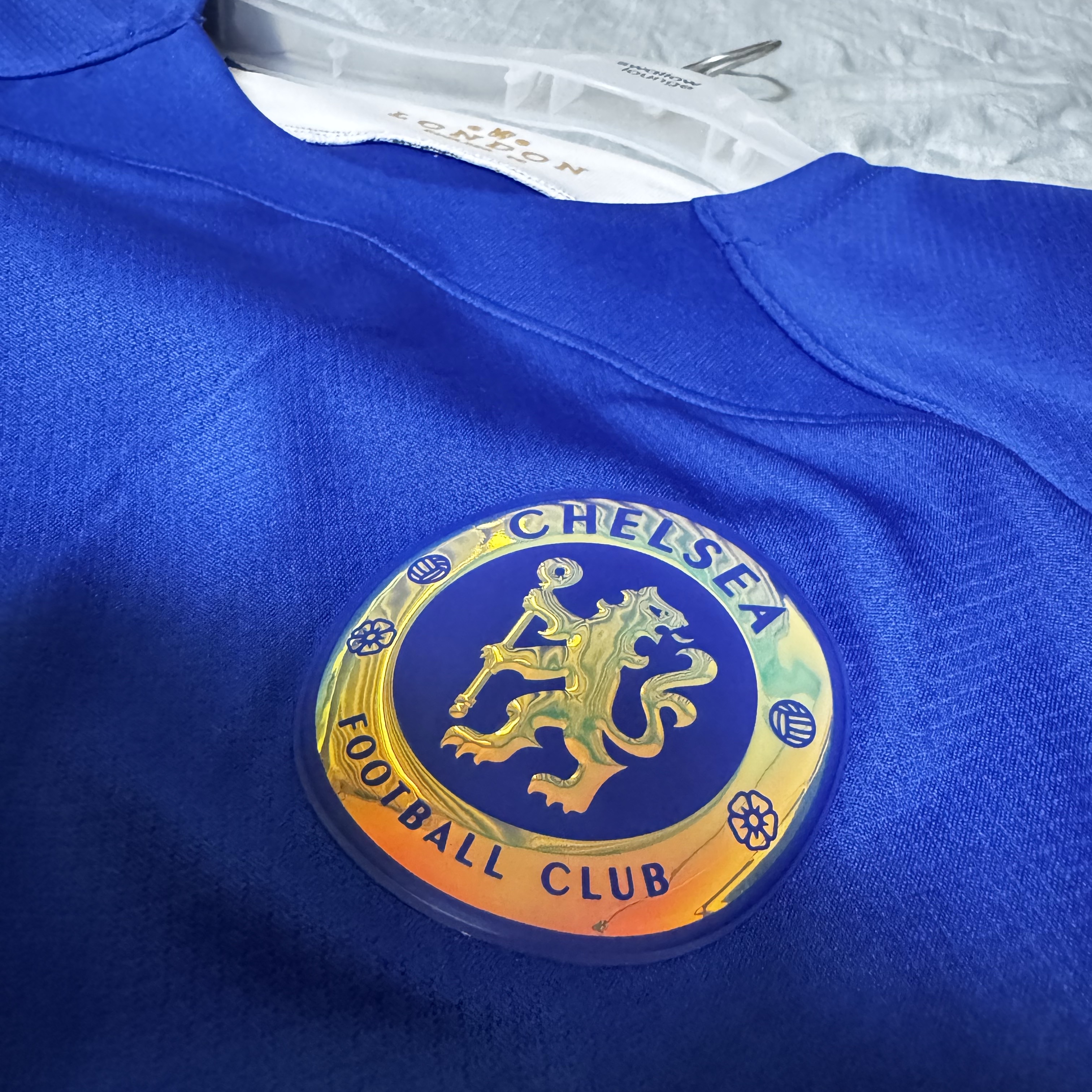 Nike Chelsea FC 2023/24 Stadium Home Dri-Fit Jersey Rush Blue (Non Marking & Non Sponser Ver.) 착용 스타일 - 3