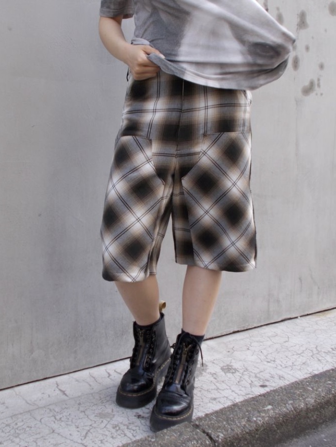 Rafu Short Pants Black, Rafu Short Pants Purple 착용 스타일 - 3