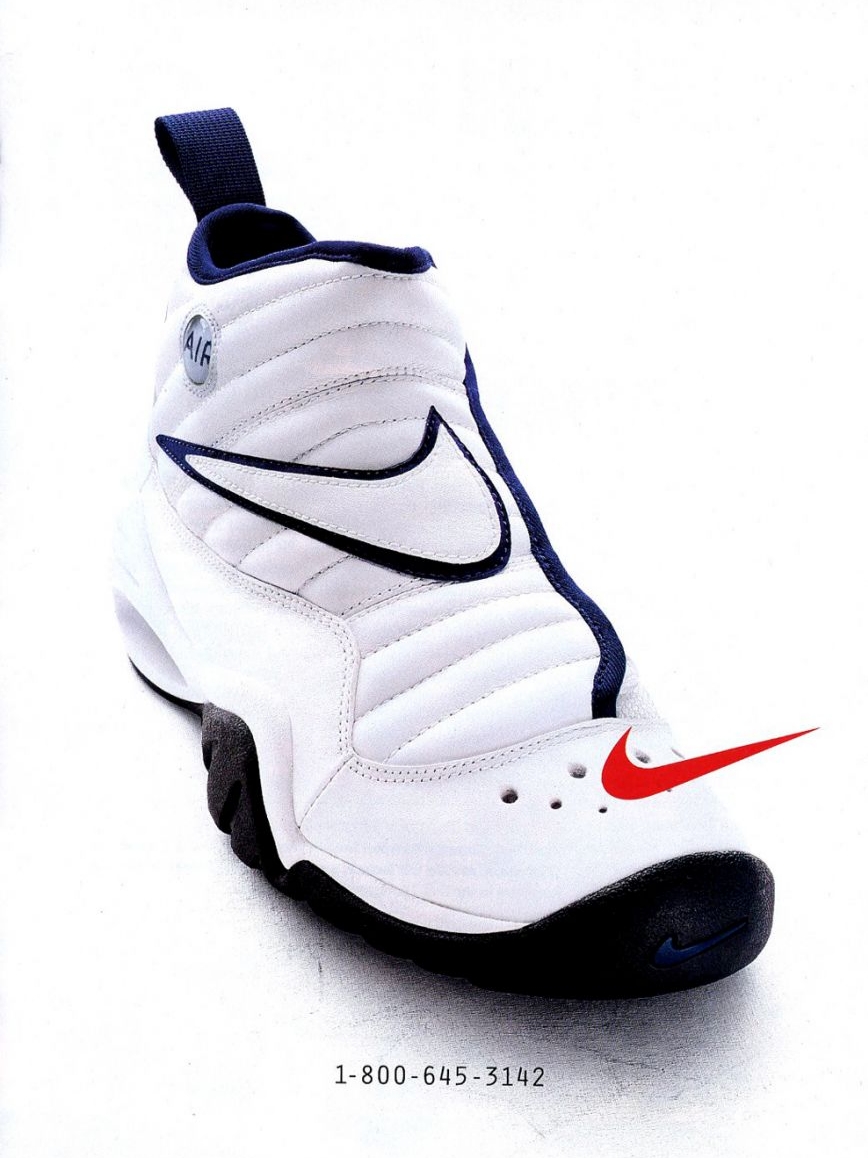 Nike Air Shake NDestrukt White Red 착용 스타일 - 3