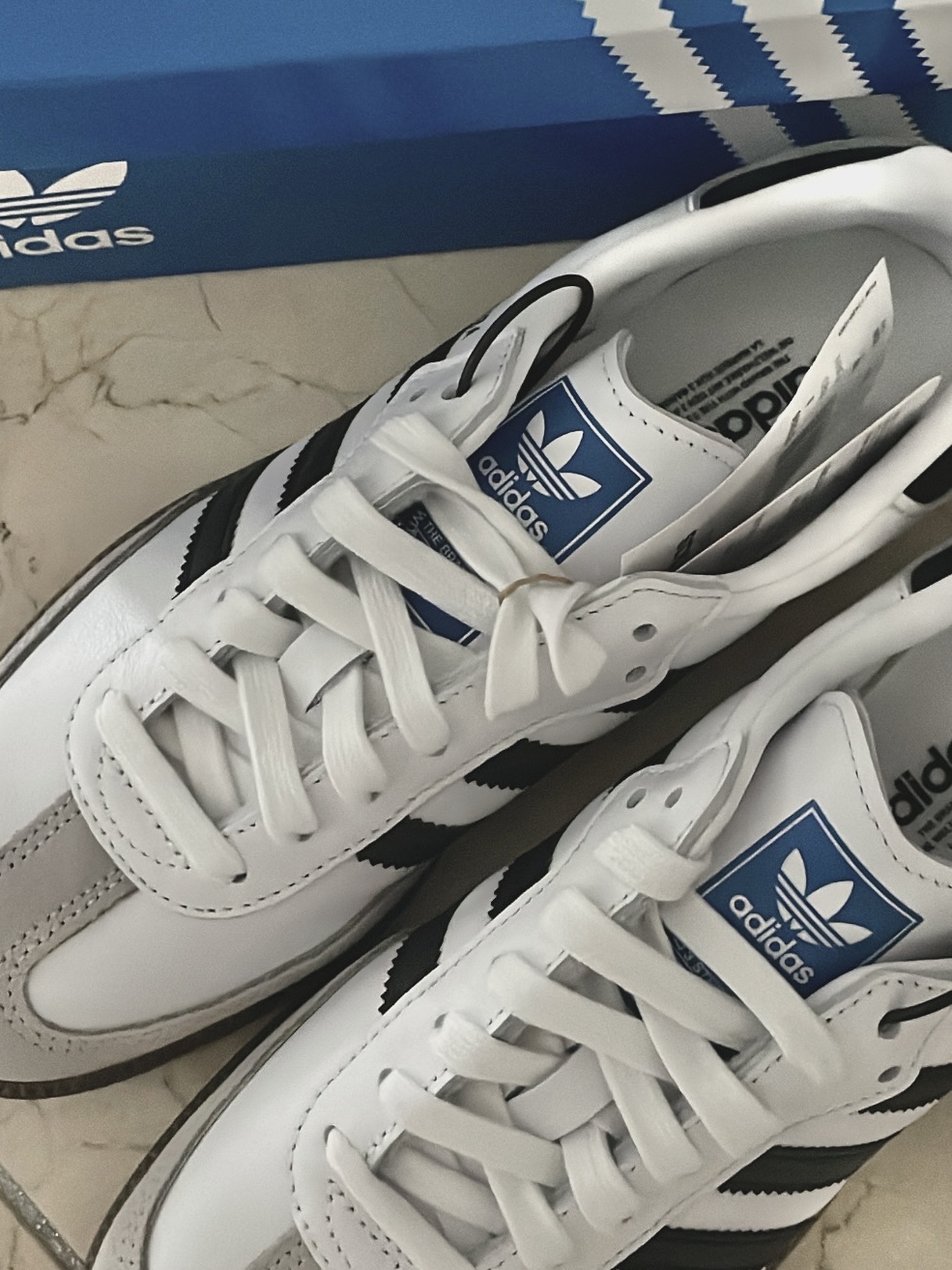 Adidas Samba OG Cloud White 착용 스타일