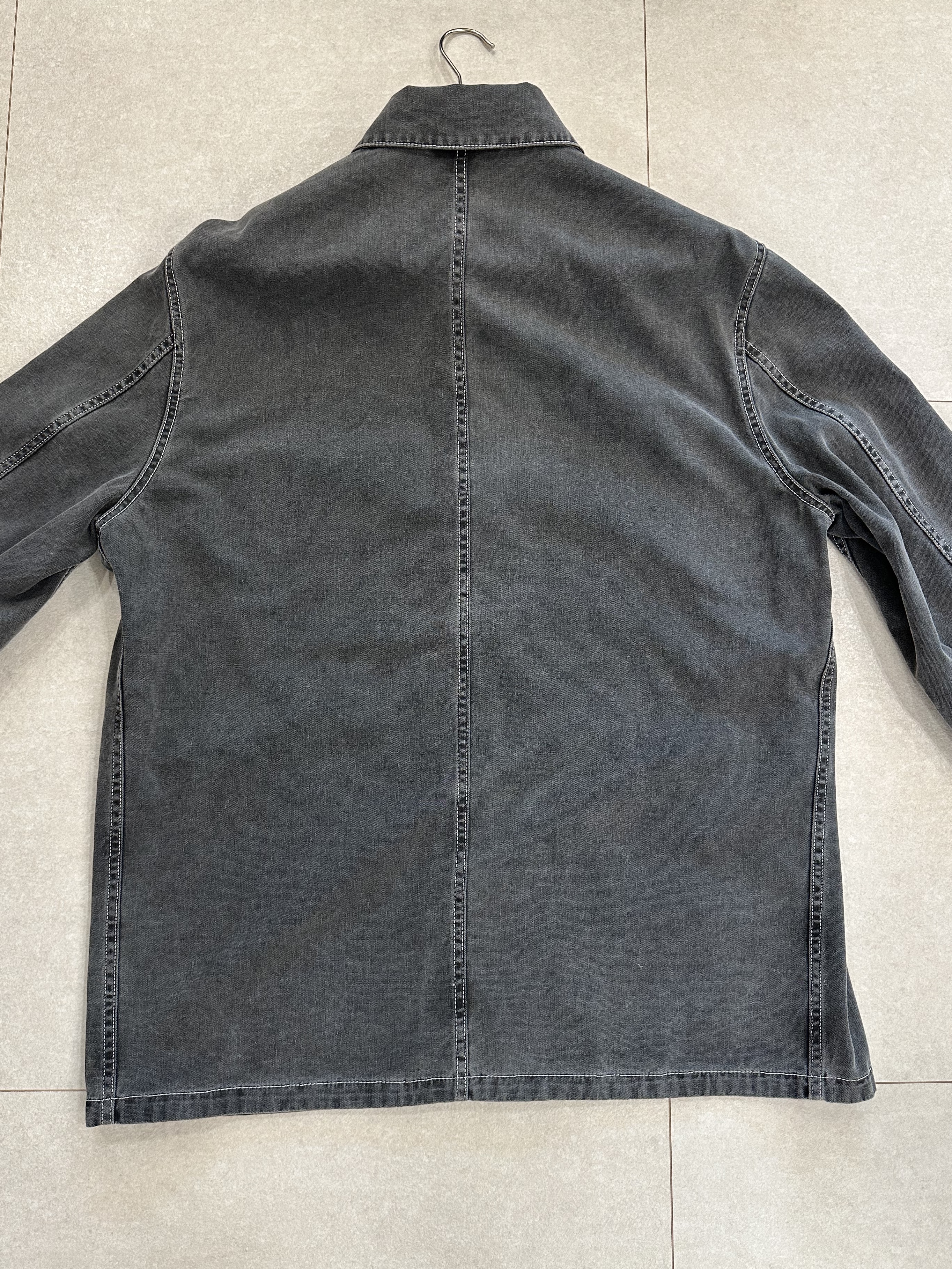 Dior x Stone Island Cotton Canvas Jacket Black 착용 스타일 - 5
