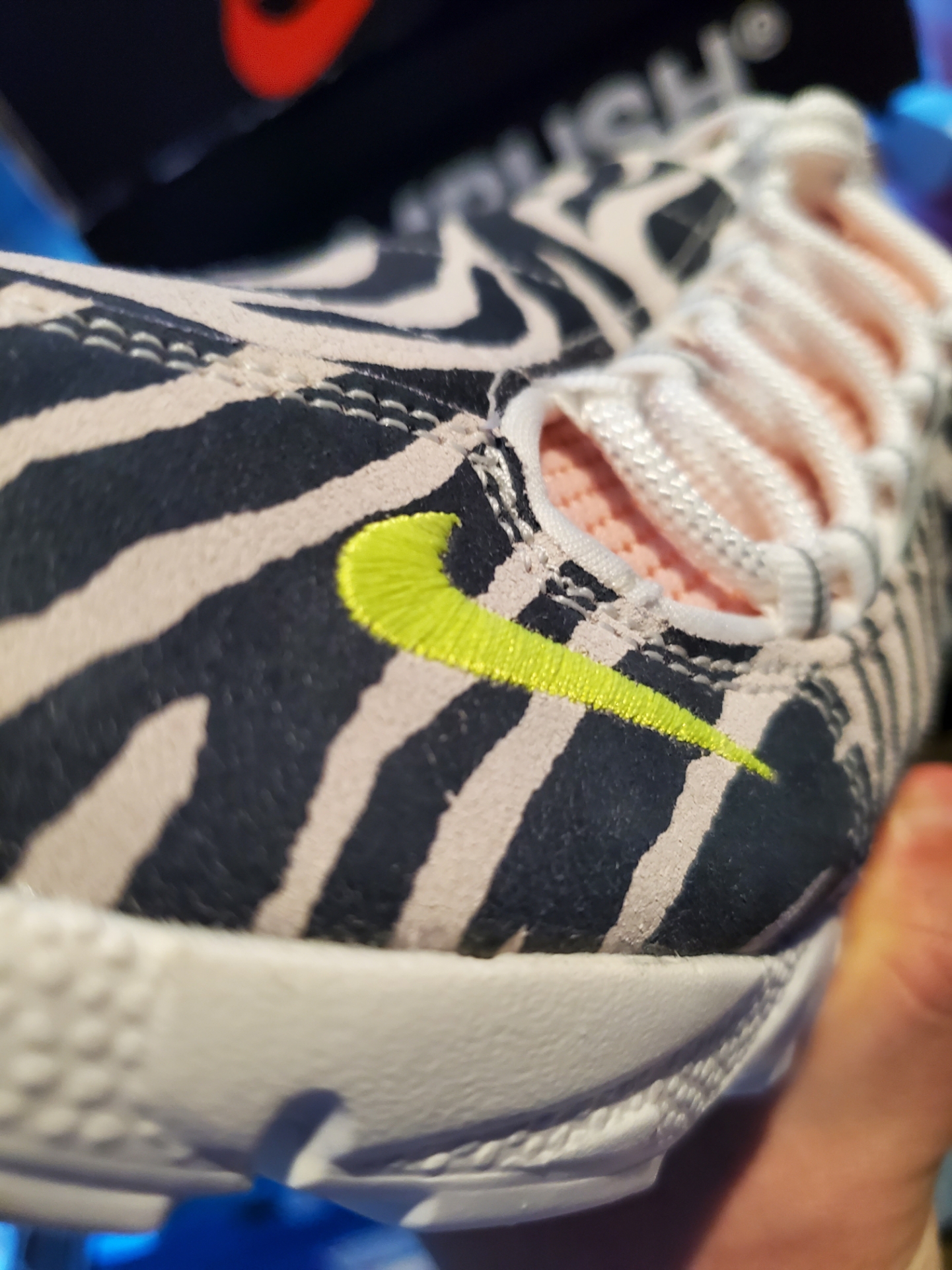(W) Nike x Olivia Kim Air Footscape No Cover 착용 스타일 - 3