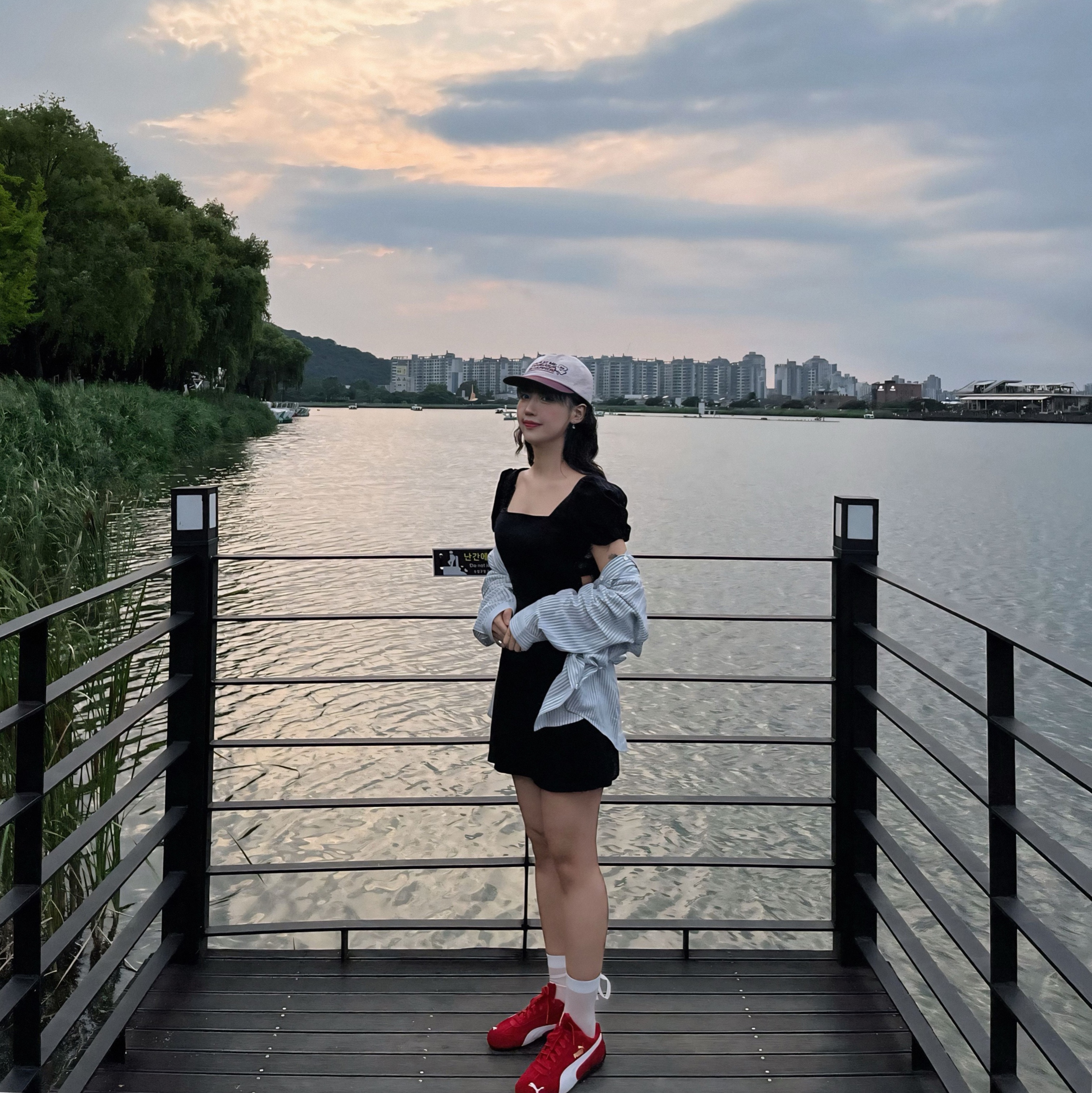 Puma Speedcat OG Red White 착용 스타일