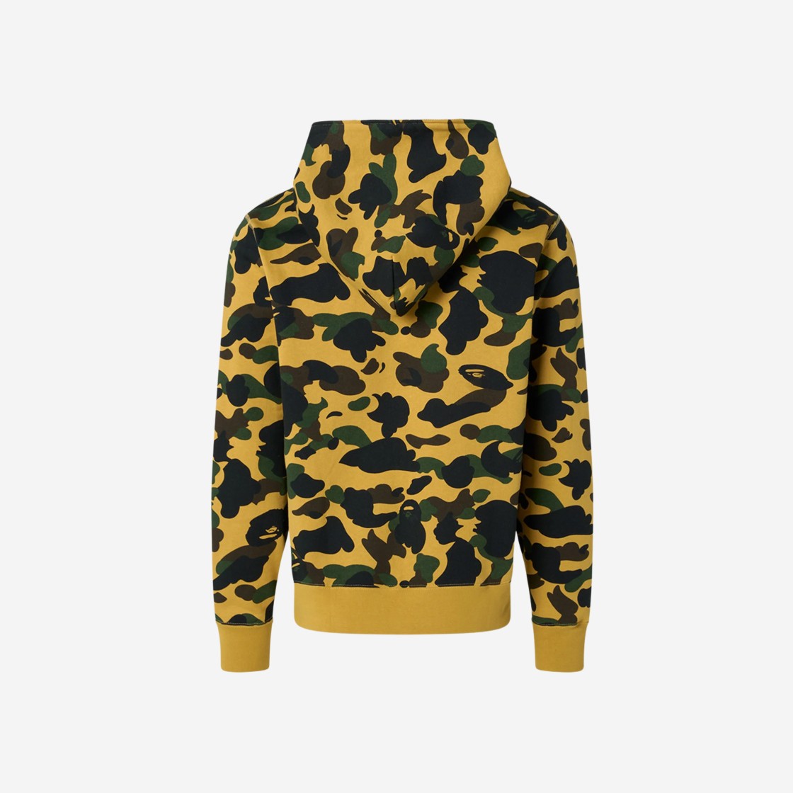 BAPE 1st Camo Full Zip Hoodie Yellow 상세 이미지 2