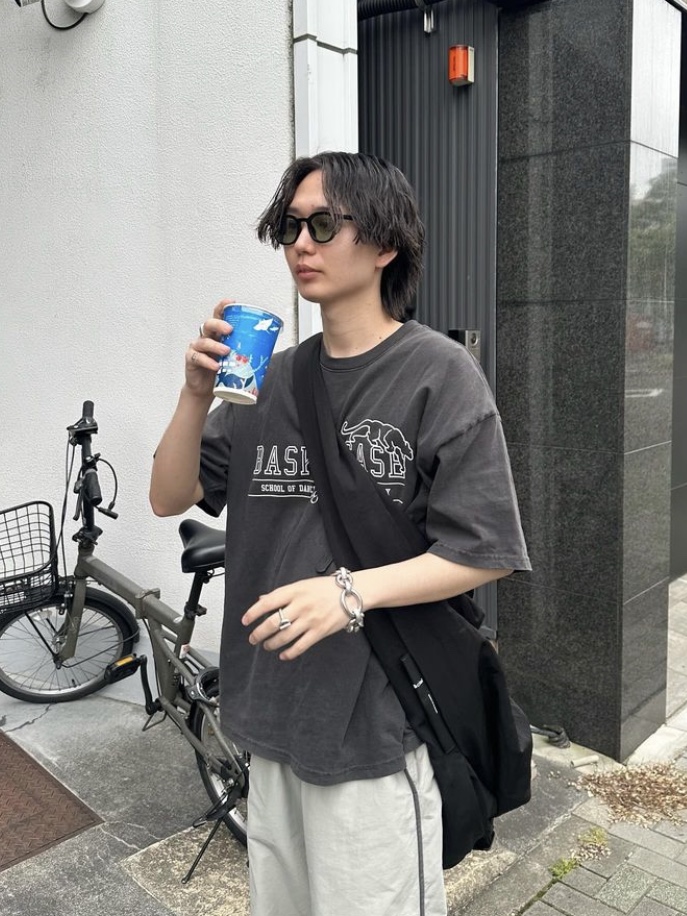 Basketcase Ballet V4 Tee Vintage Black, Basketcase Skin Tee Vintage Black 착용 스타일 - 5