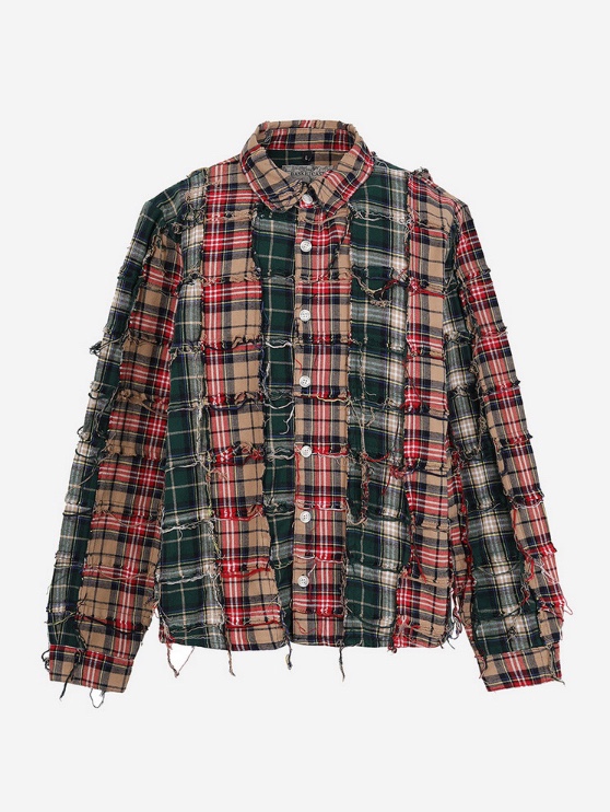 Basketcase Scarecrow Flannel Multi 착용 스타일 - 2