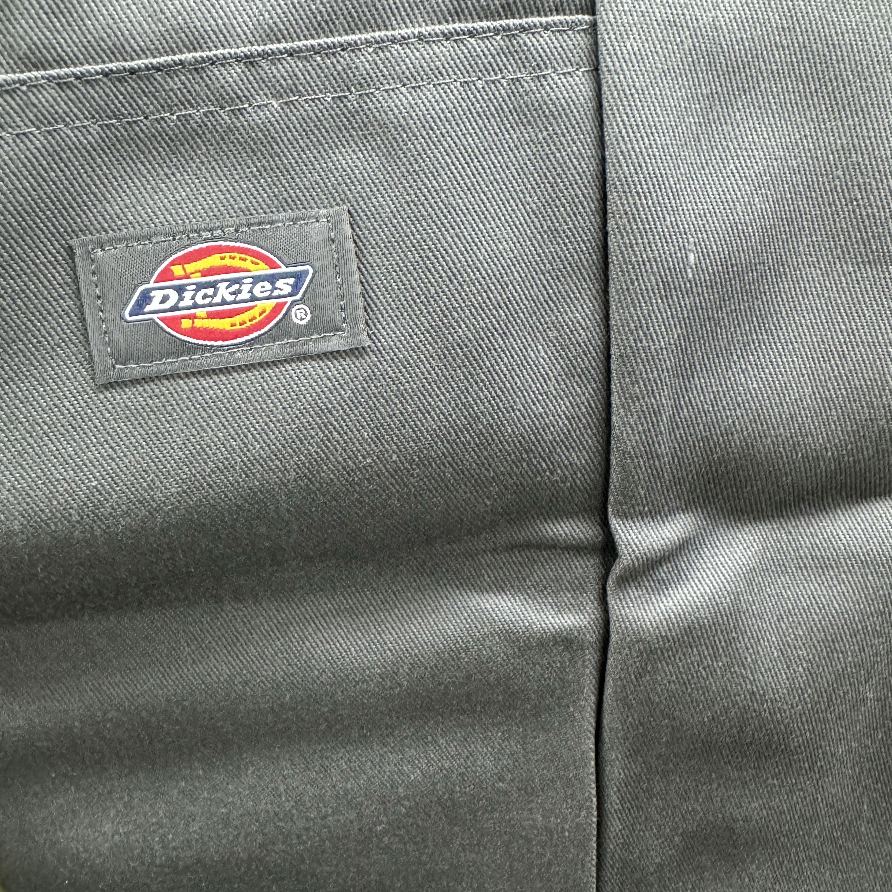 Dickies Loose Fit Double Knee Work Pants Charcoal Gray 착용 스타일