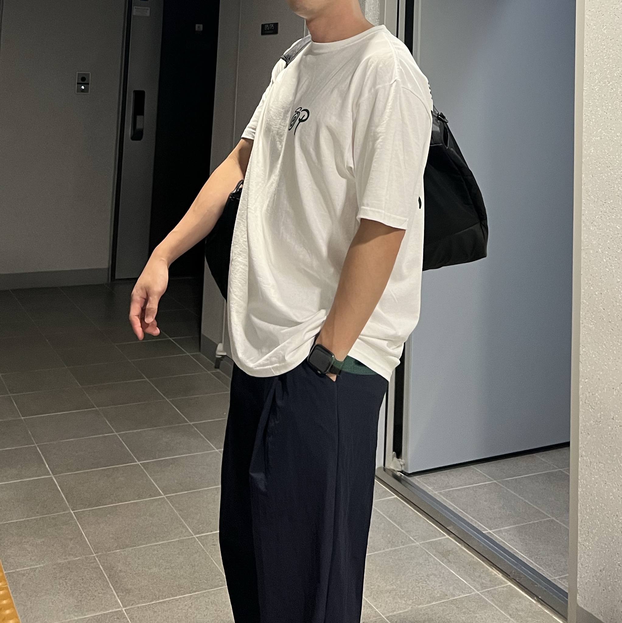 Stussy x Patta Sound Connection T-Shirt White 착용 스타일