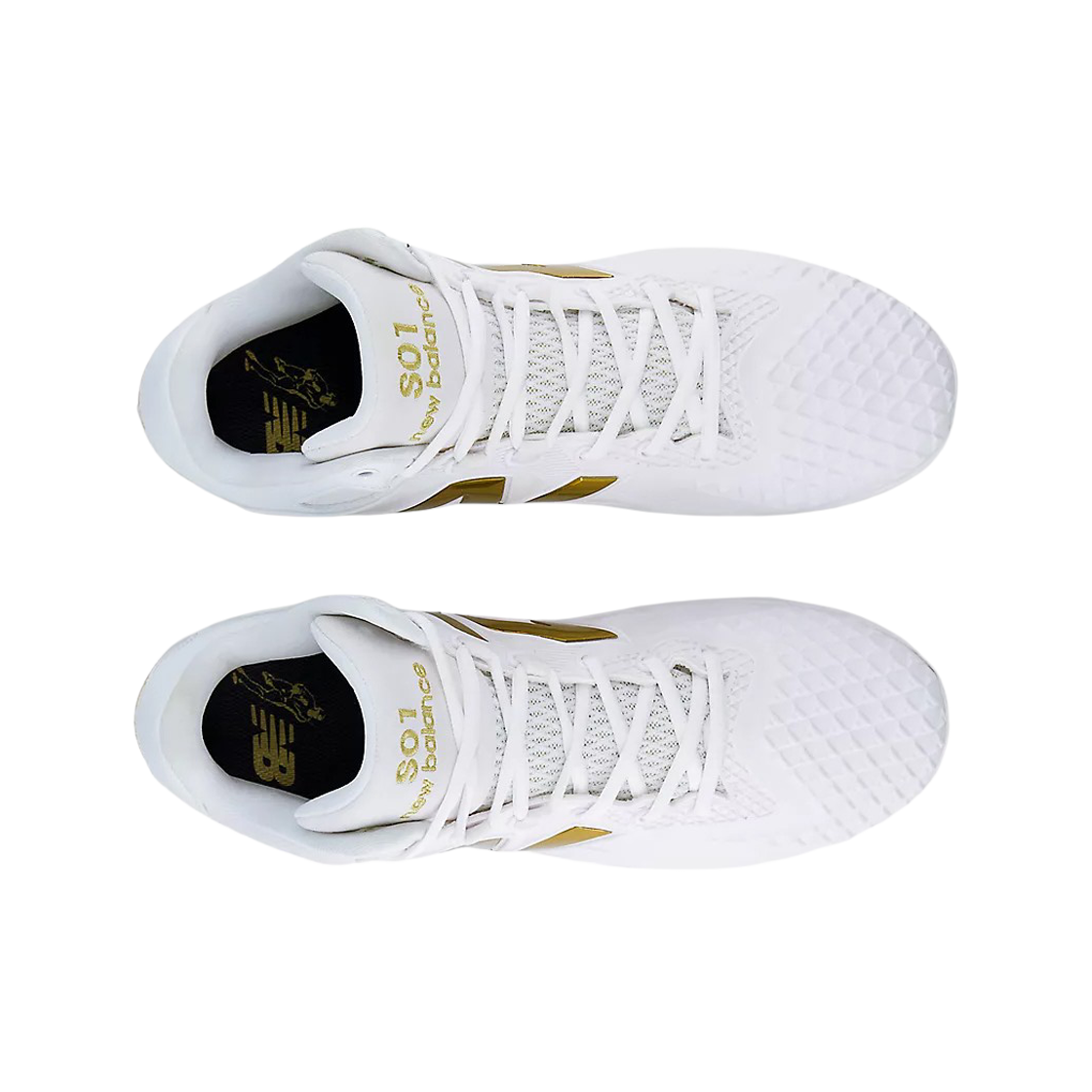 New Balance Fuelcell Ohtani 1 White Metallic Gold - 2E Wide 상세 이미지 2