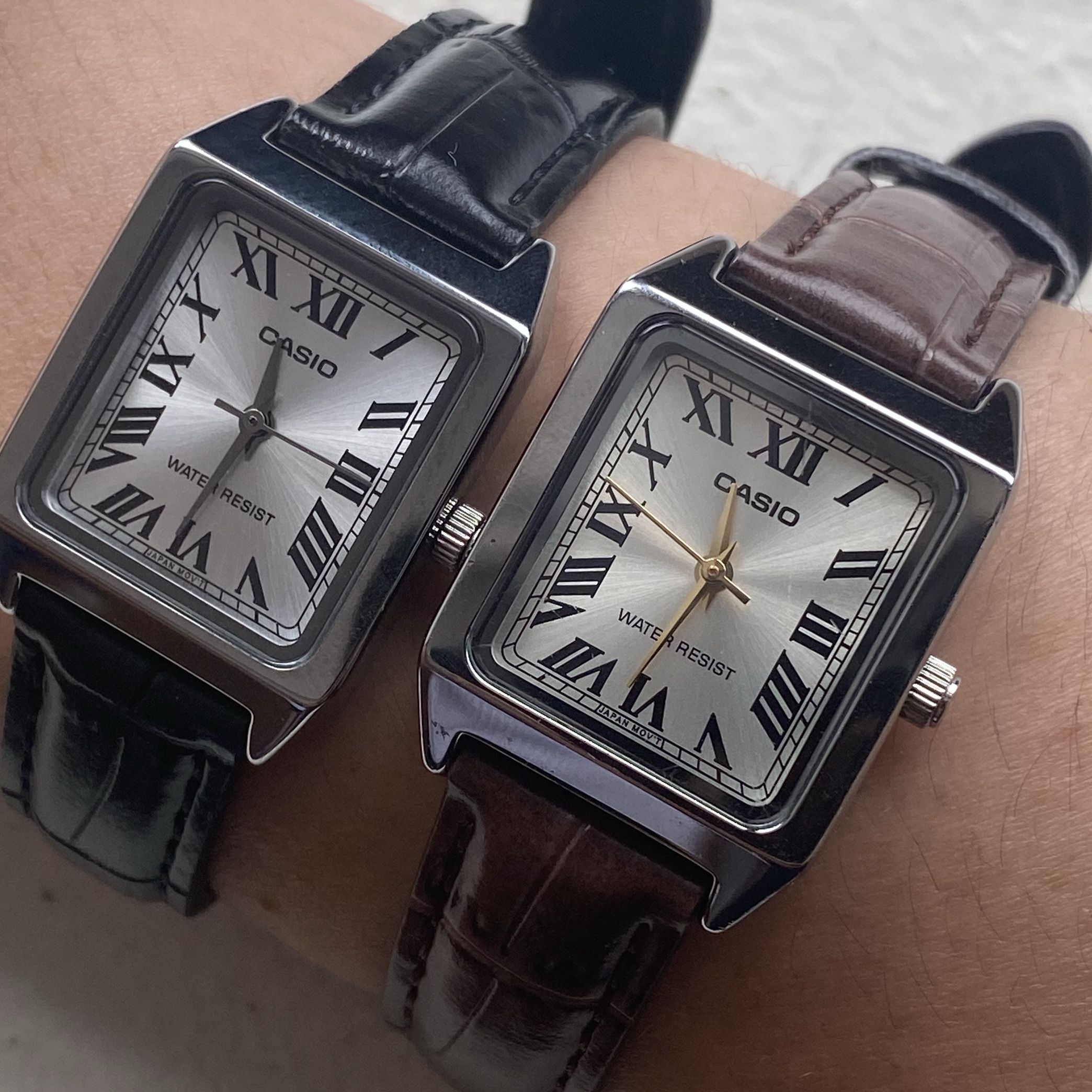 Casio LTP-V007L-7B1, Casio LTP-V007L-9B 착용 스타일 - 1