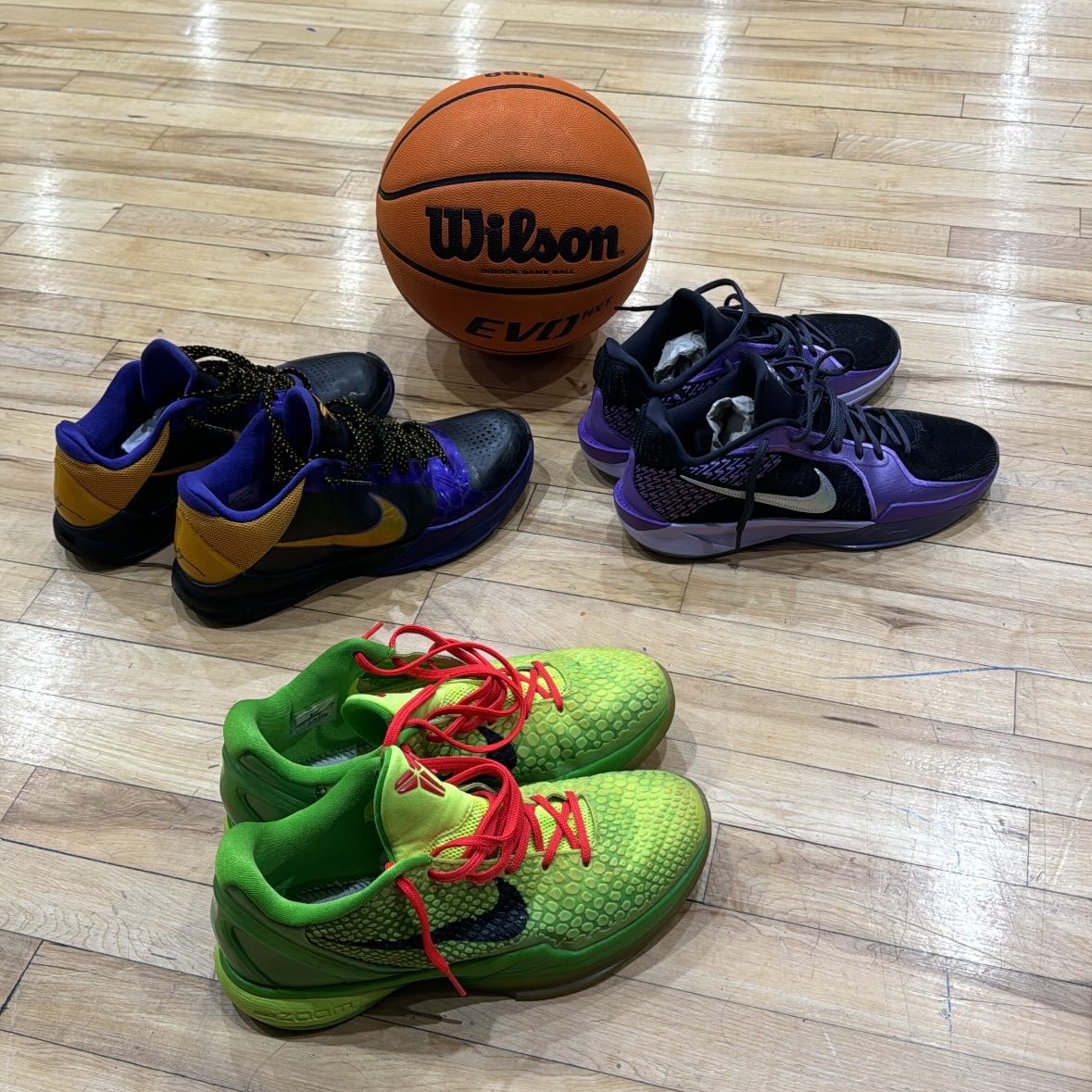 Nike Sabrina 2 EP Court Vision, Nike Kobe VI Grinch 착용 스타일