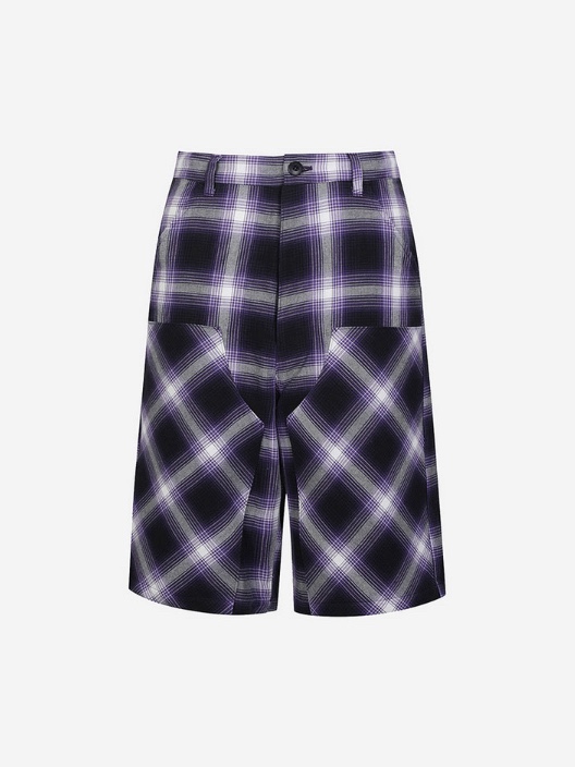 Rafu Short Pants Black, Rafu Short Pants Purple 착용 스타일 - 7