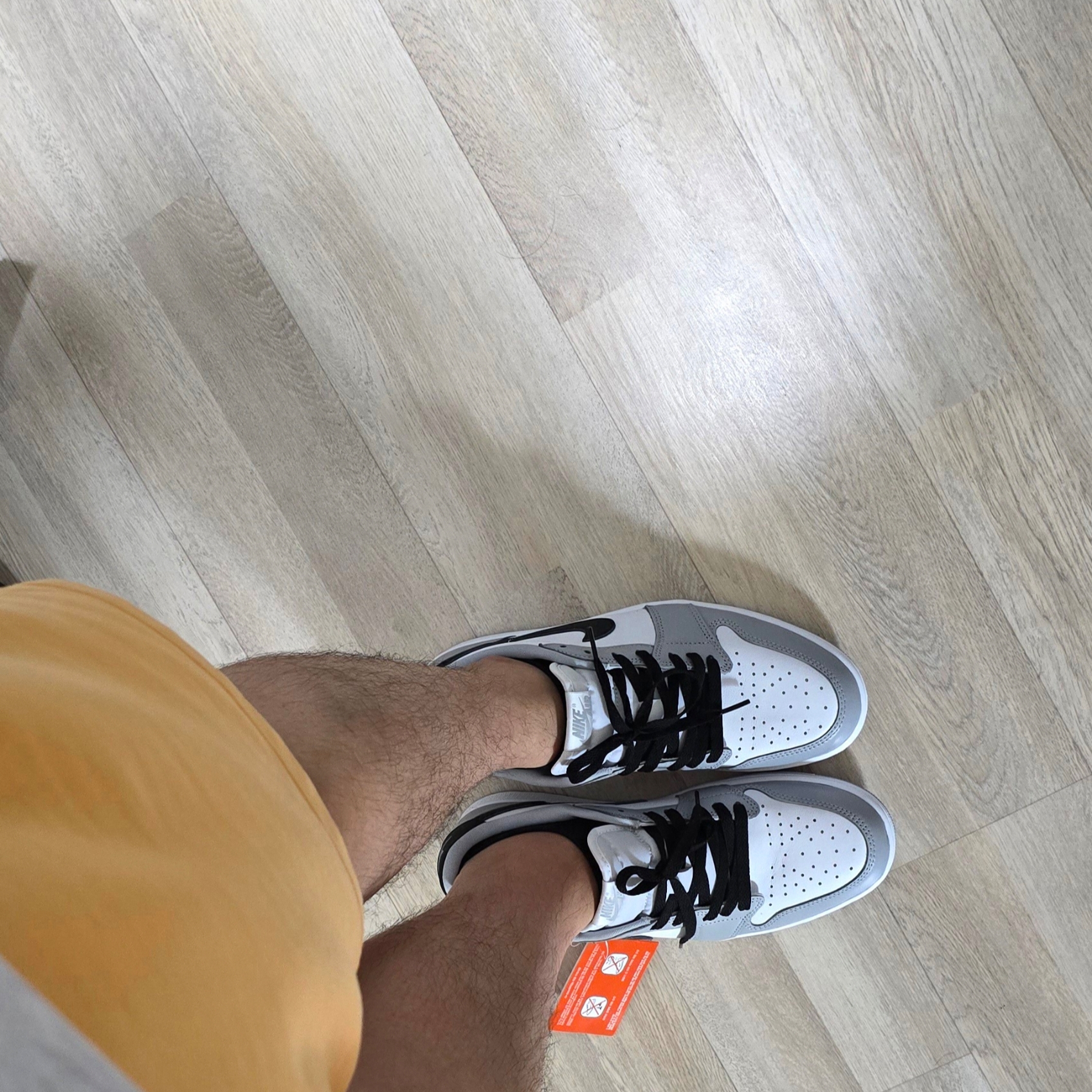 Jordan 1 Retro Low OG Wolf Grey and White 착용 스타일