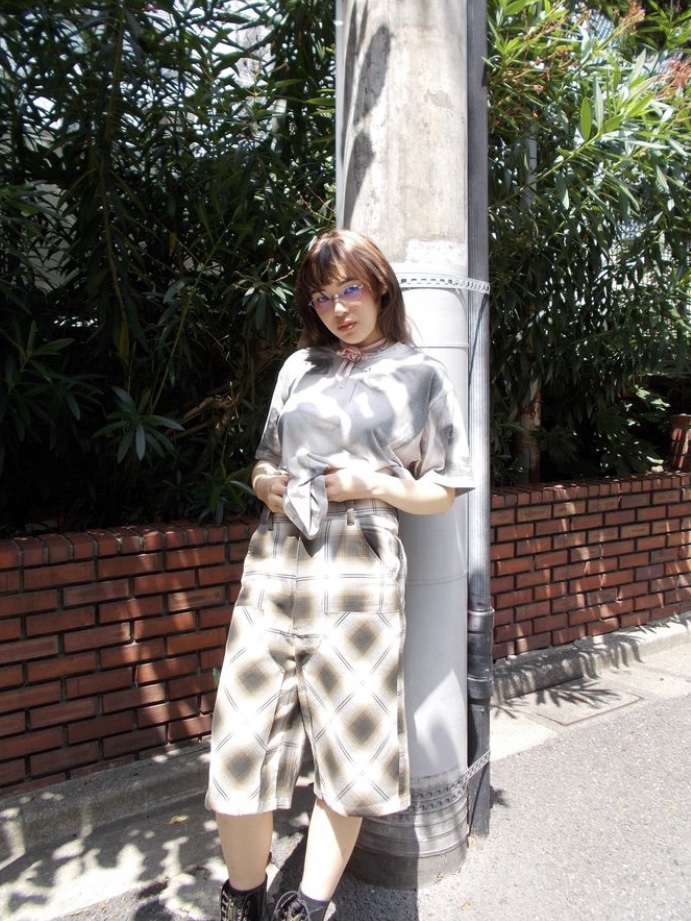 Rafu Short Pants Black, Rafu Short Pants Purple 착용 스타일 - 5