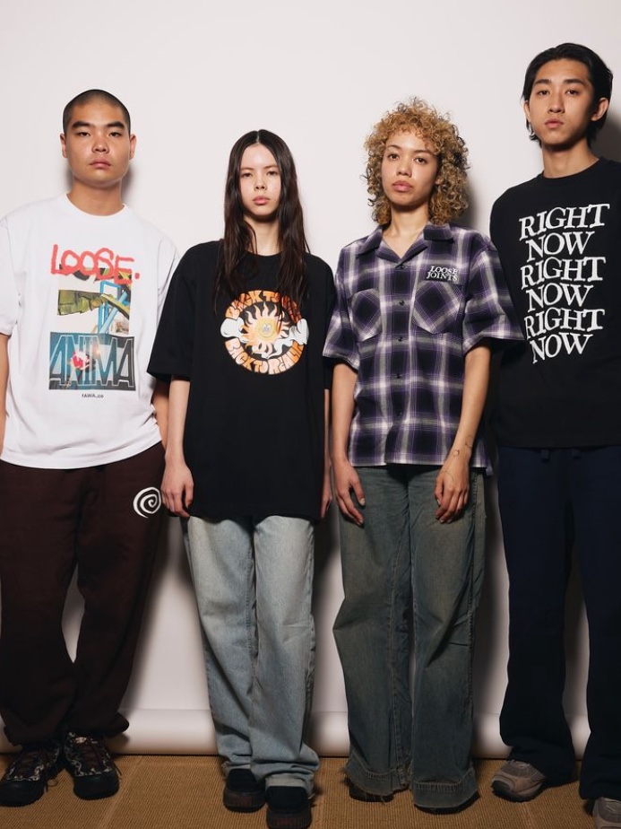 Rafu x Loose Joints Brown, Rafu x Loose Joints Black 착용 스타일 - 1