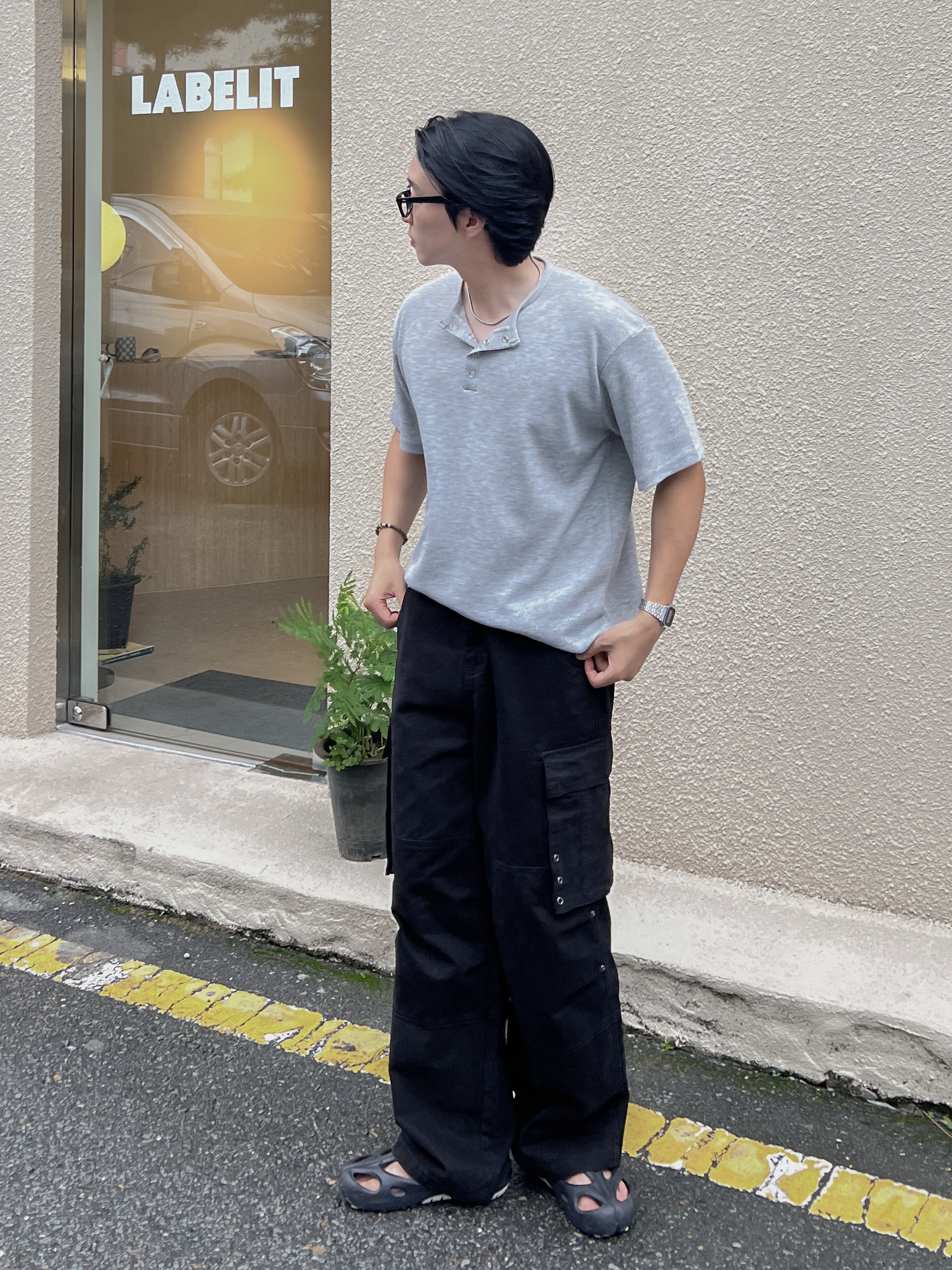 Keen Shanti Black Dawn Blue 착용 스타일 - 1