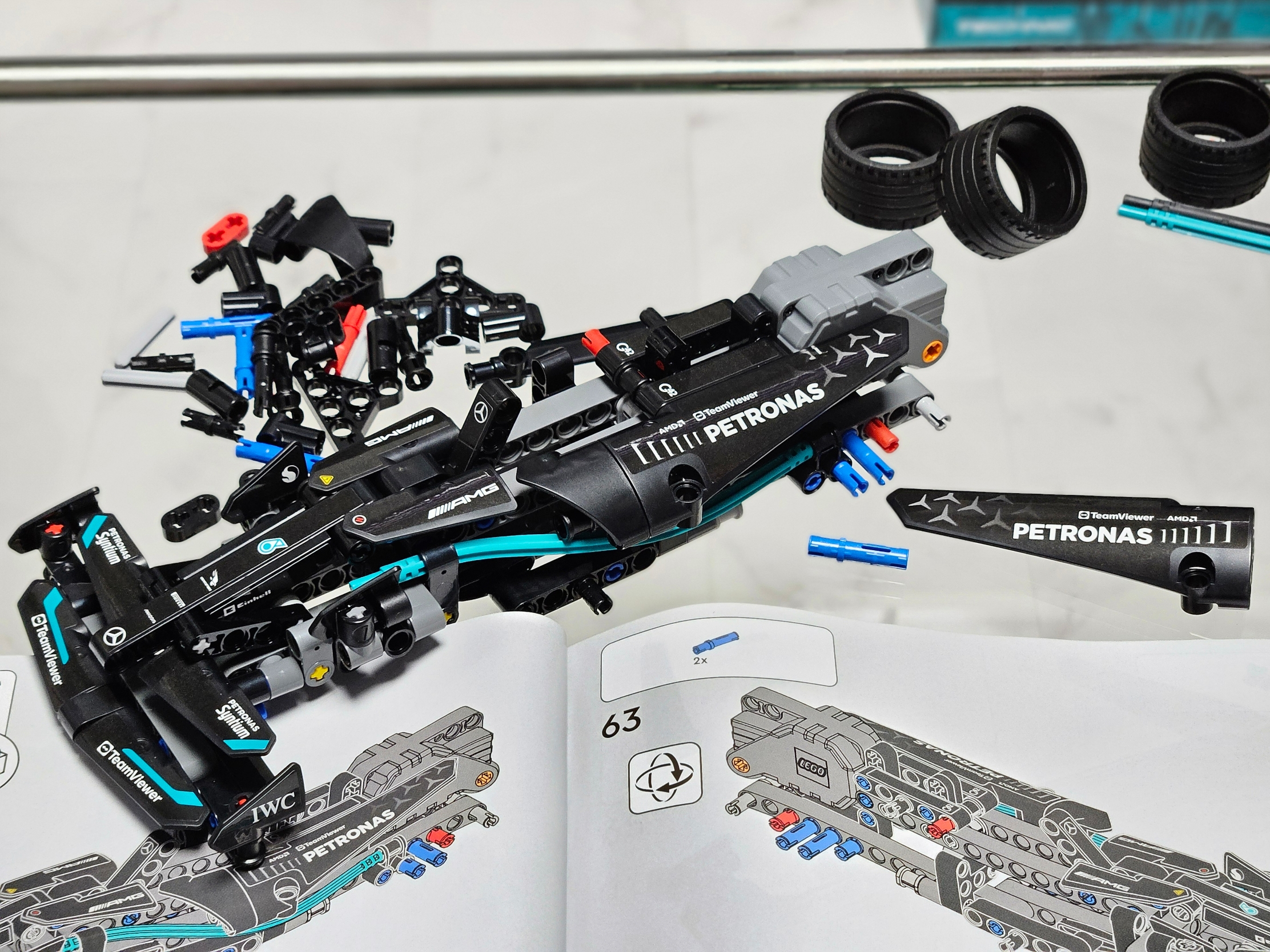 Lego Mercedes-AMG F1 W14 E Performance Pull-Back 착용 스타일 - 8