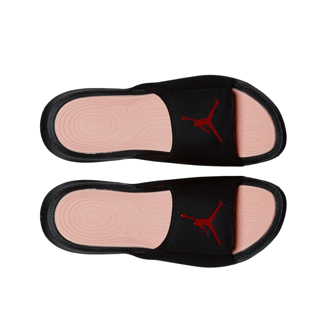 조던 하이드로 6 슬라이드 블랙 유니버시티 레드(Jordan Hydro 6 Slide Black University Red) - 2
