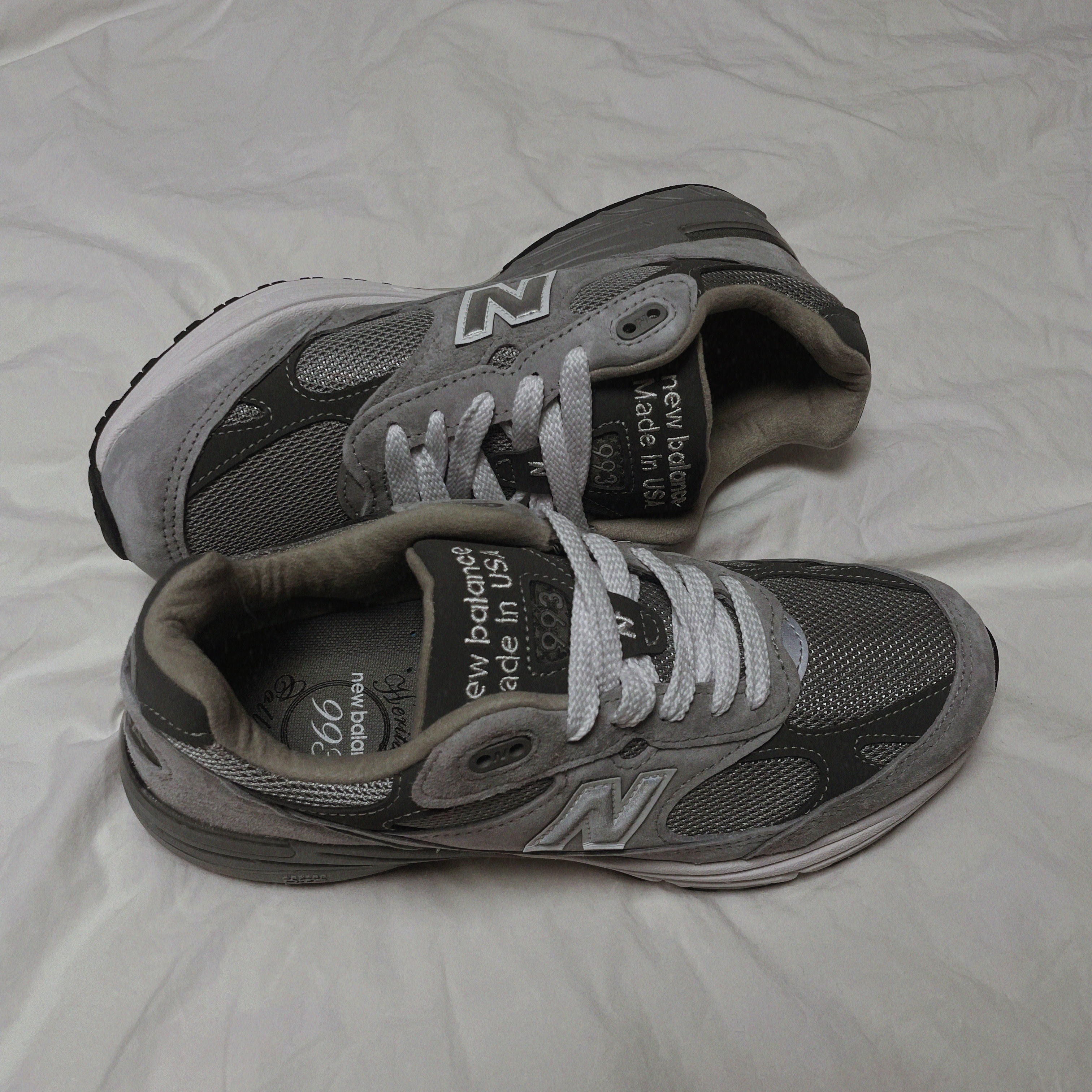 New Balance 993 Made in USA Grey - D Standard 착용 스타일